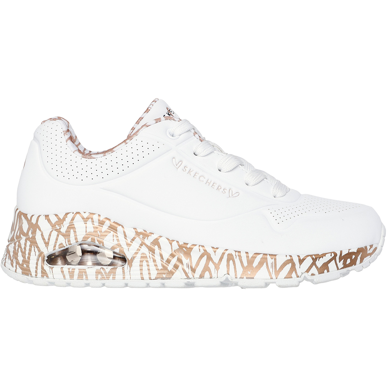 Damen Skechers Perlweiß