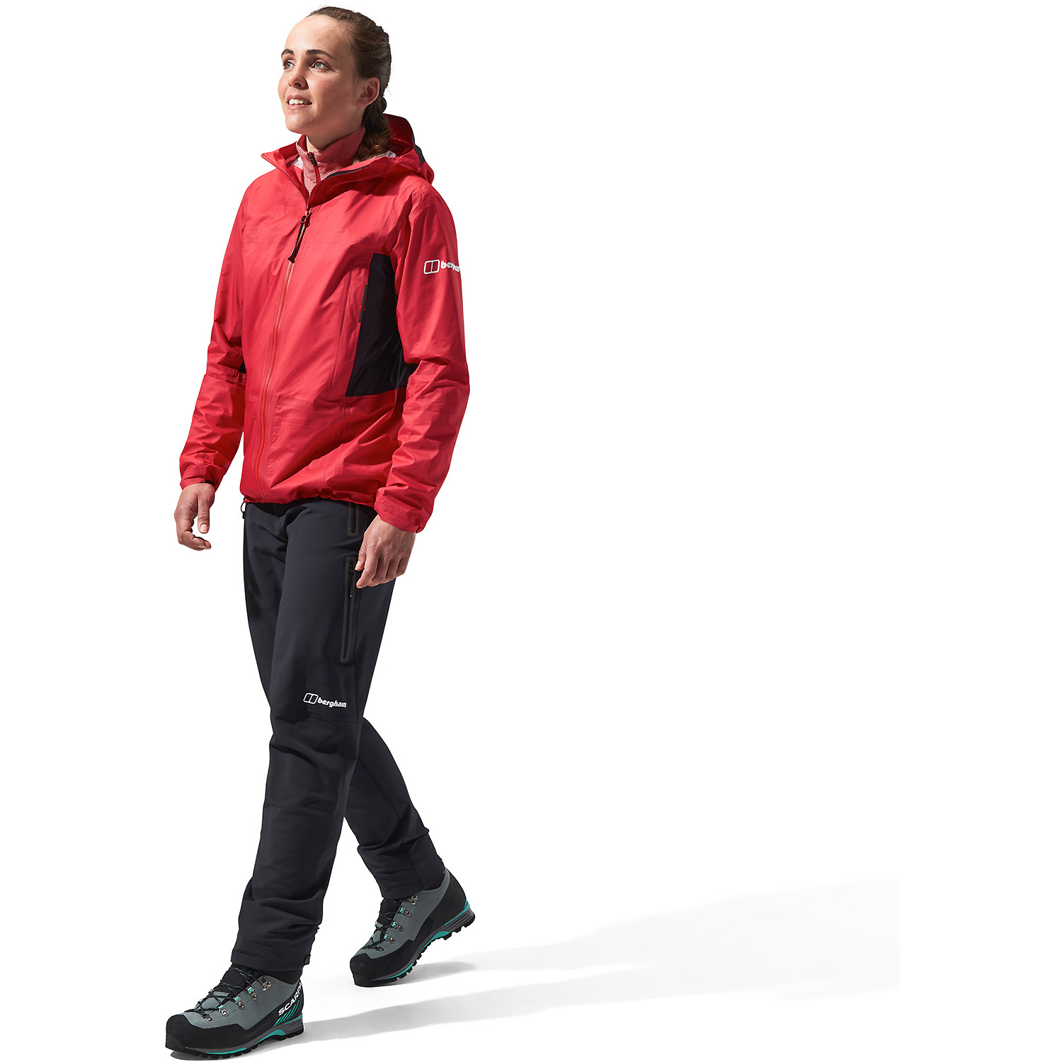 Damen Berghaus Rot