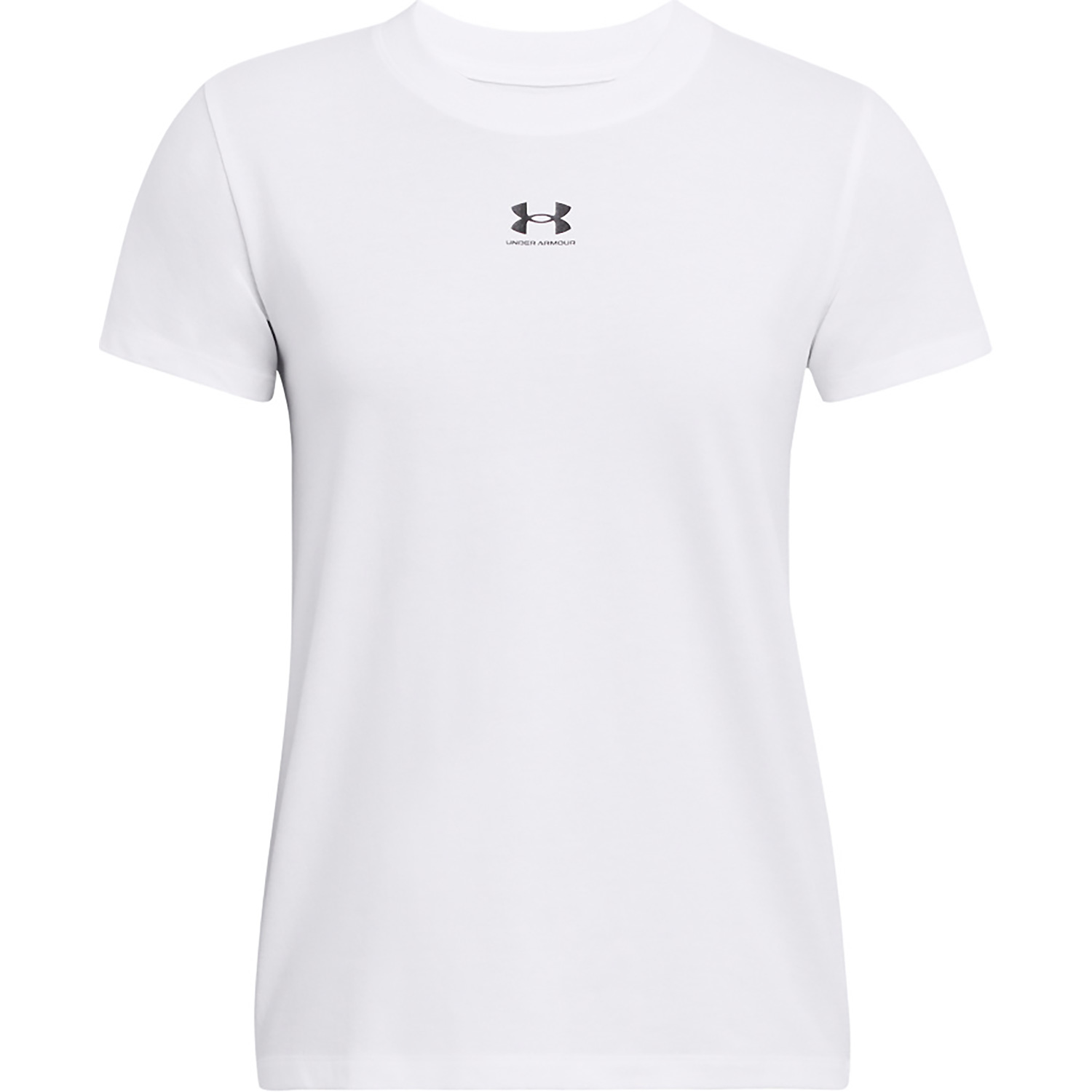 Damen UNDER ARMOUR Weiß UA RIVAL CORE SS 100 XS Shirt