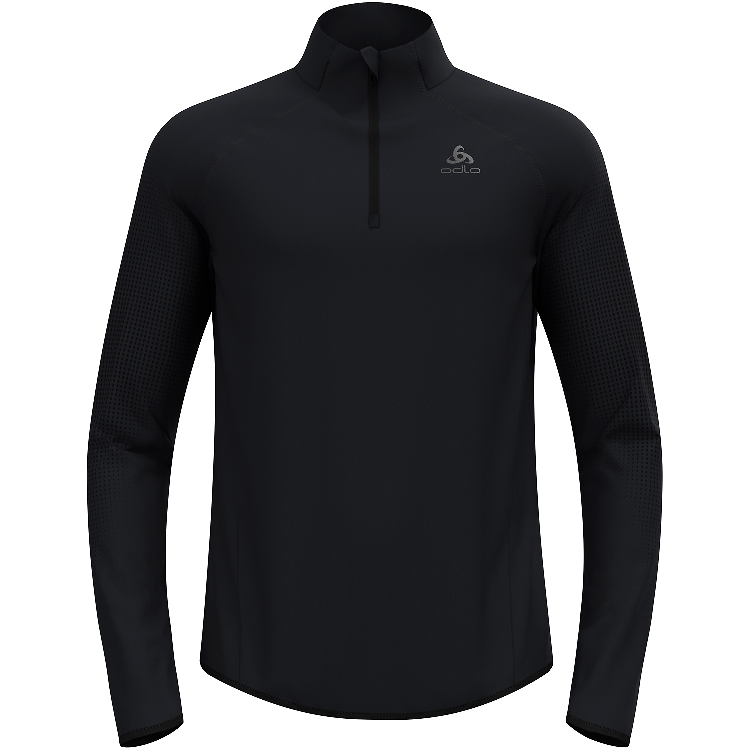 Herren Odlo Schwarz ZEROWEIGHT WARM 15000 XL Pullover
