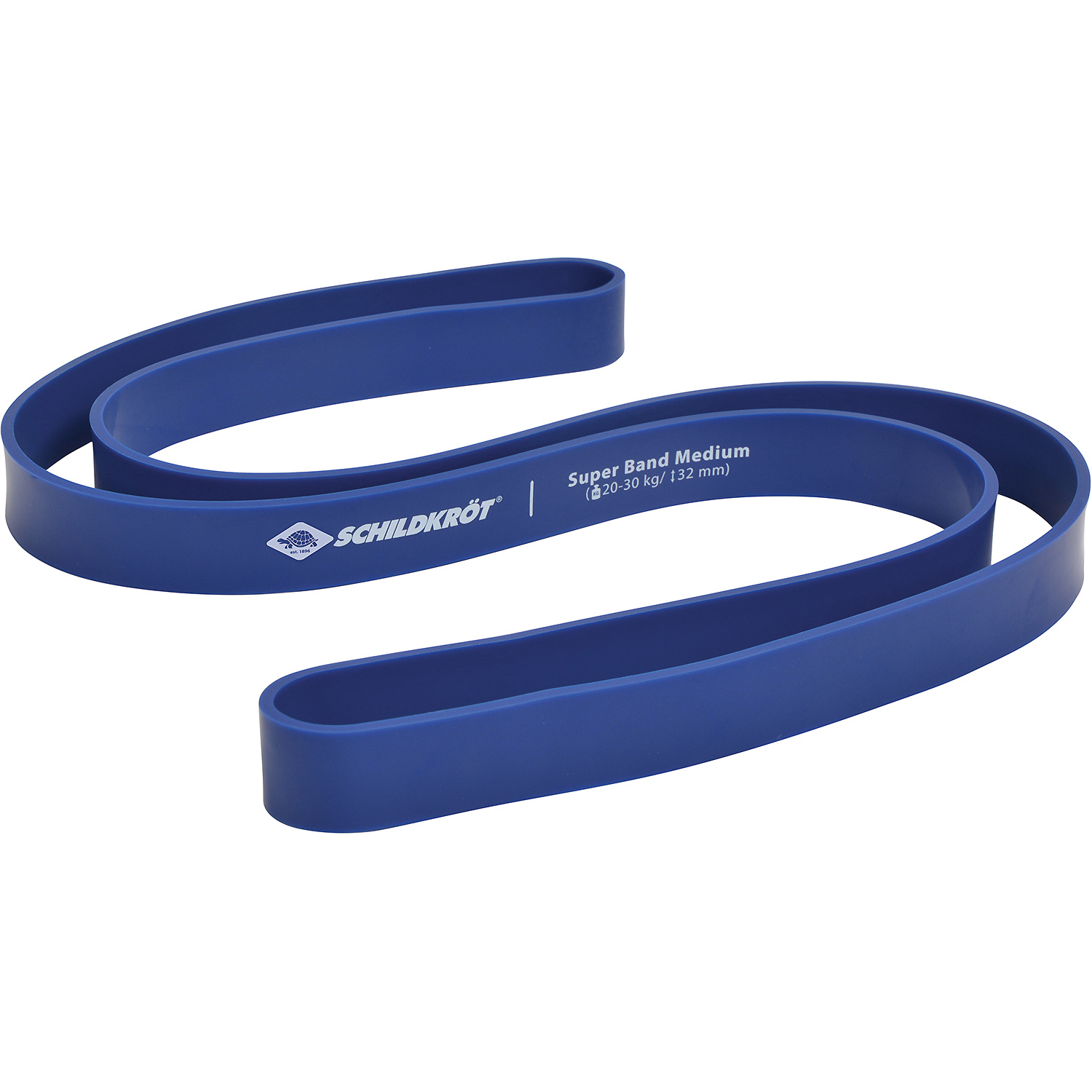 Unisex Schildkröt FITNESS wie abgebildet SUPER BAND Medium 32mm blue, 1 Widerstandsband, in 4C Box 000 - Kleingerät