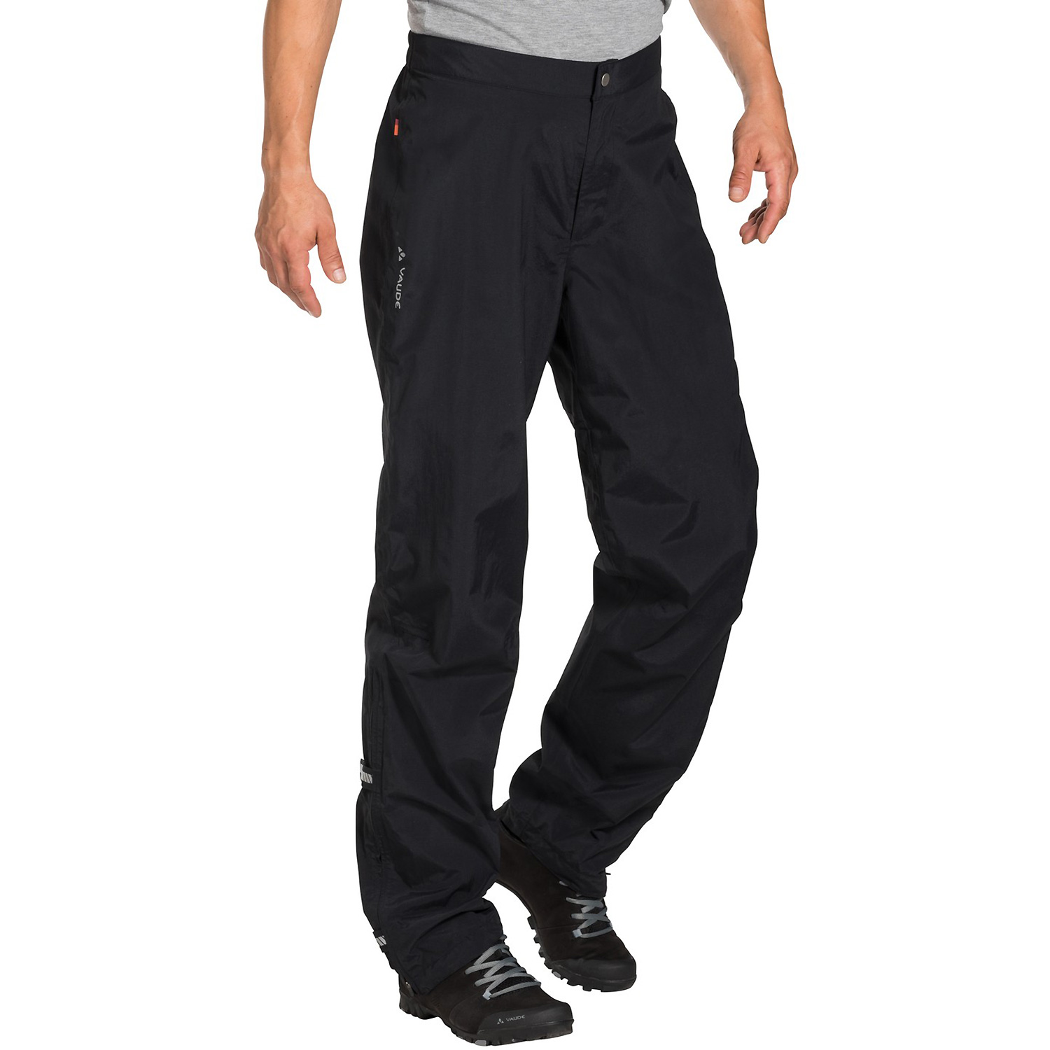 Herren Vaude Schwarz MENS YARAS RAIN PANTS III Regenhose