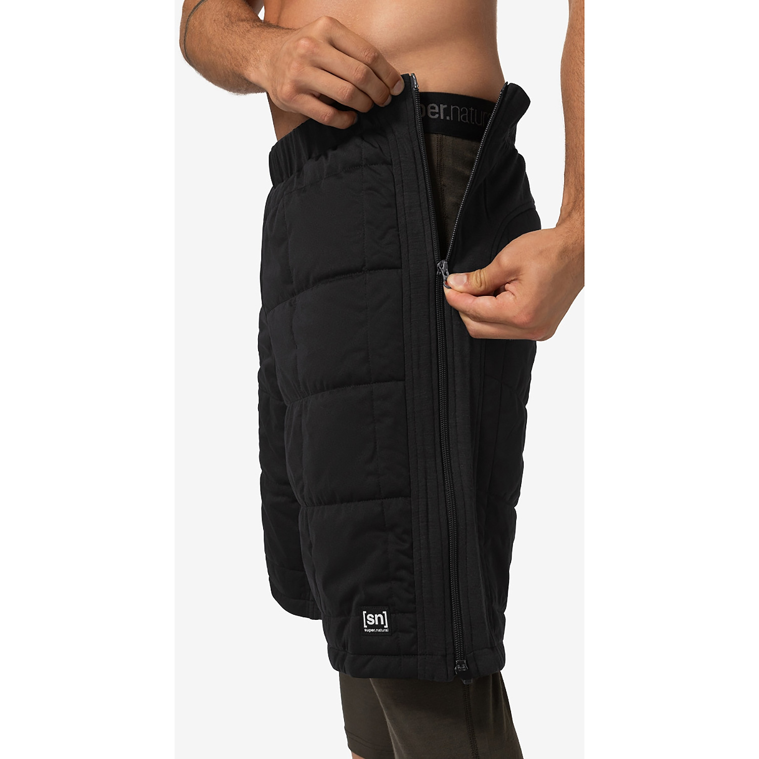 Herren Super.Natural Schwarz M ALPINE ACTIVE SHORTS