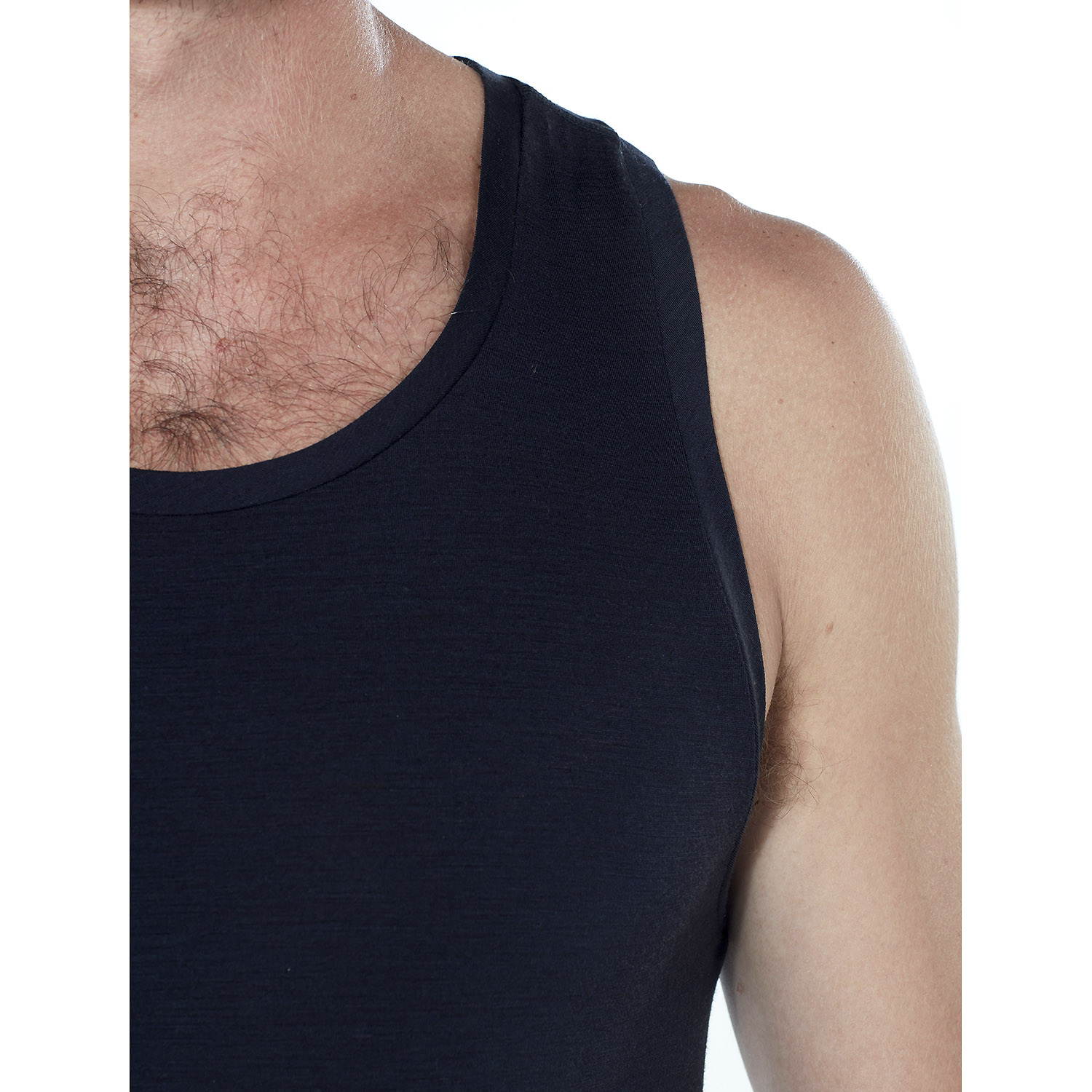 Herren Icebreaker Schwarz Men Anatomica Tank 001 XL Unterhemd