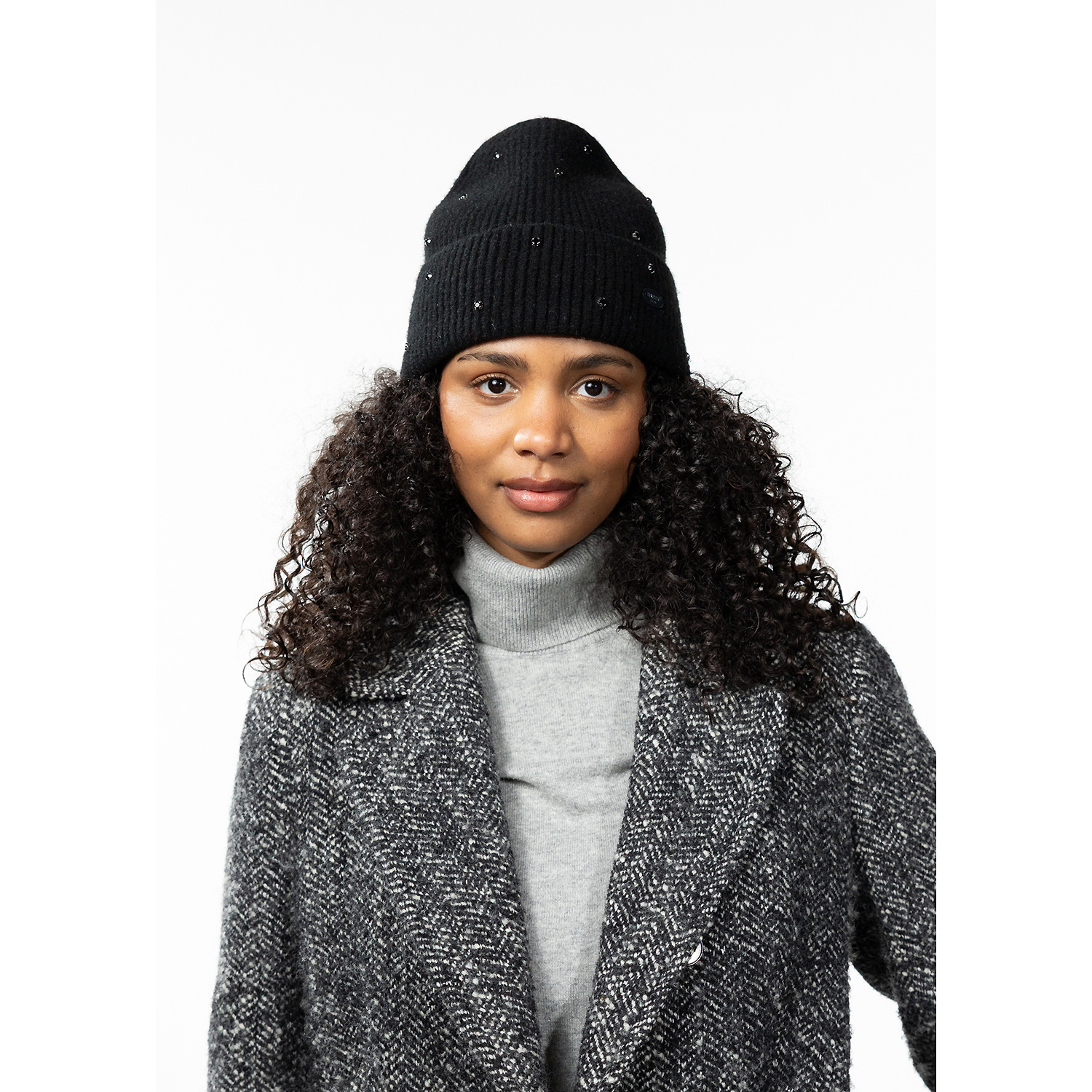 Damen Barts Schwarz