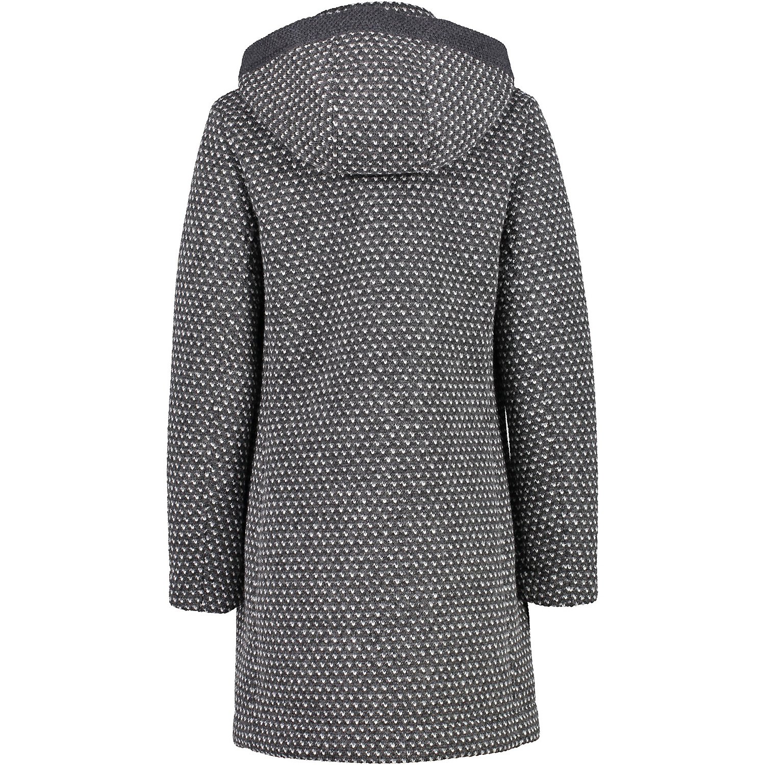 Damen CMP Grau WOMAN COAT FIX HOOD 51UH 44 Kapuzensweat