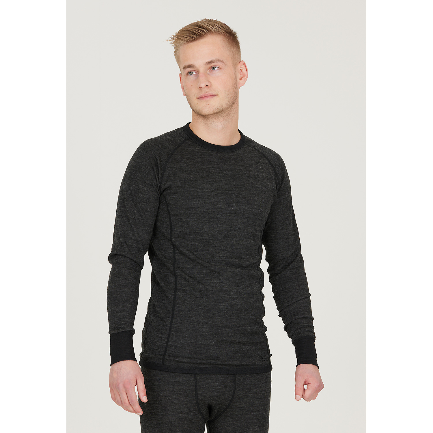 Herren Whistler Dunkelgrau Bradley M Merino Wool Baselayer Top 1011 XL Unterhemd