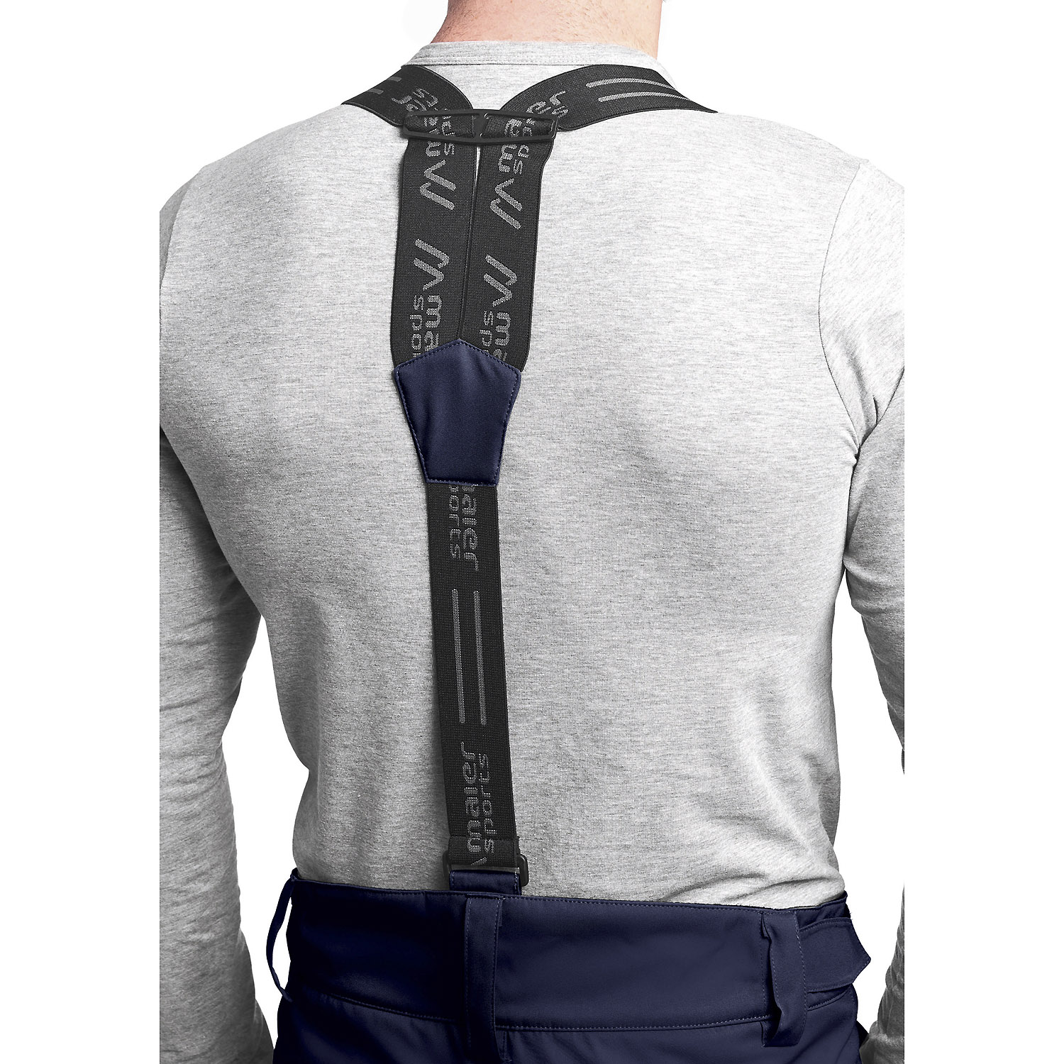 Herren Maier Sports Marine Anton slim He-Hose mTEX el. 207 60 Latzhose