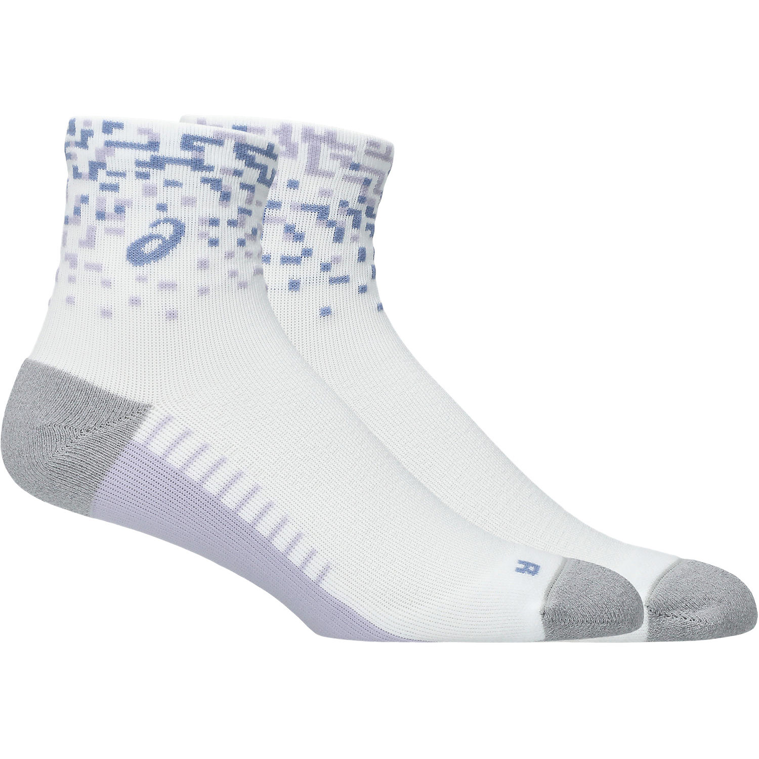 Unisex Asics Weiß PERFORMANCE RUN SOCK QUARTER 100 S Socken