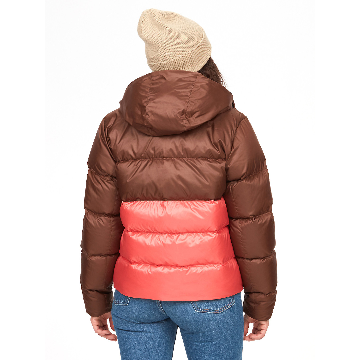 Damen Marmot Rot W GUIDES DOWN HOODIE
