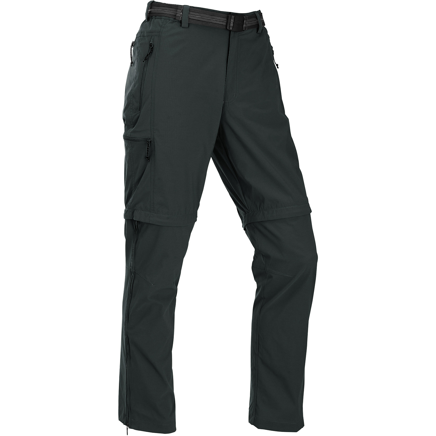 Herren Maul Sport Schwarz Quebec - T-Zipp off Hose elas 10 25 Hose