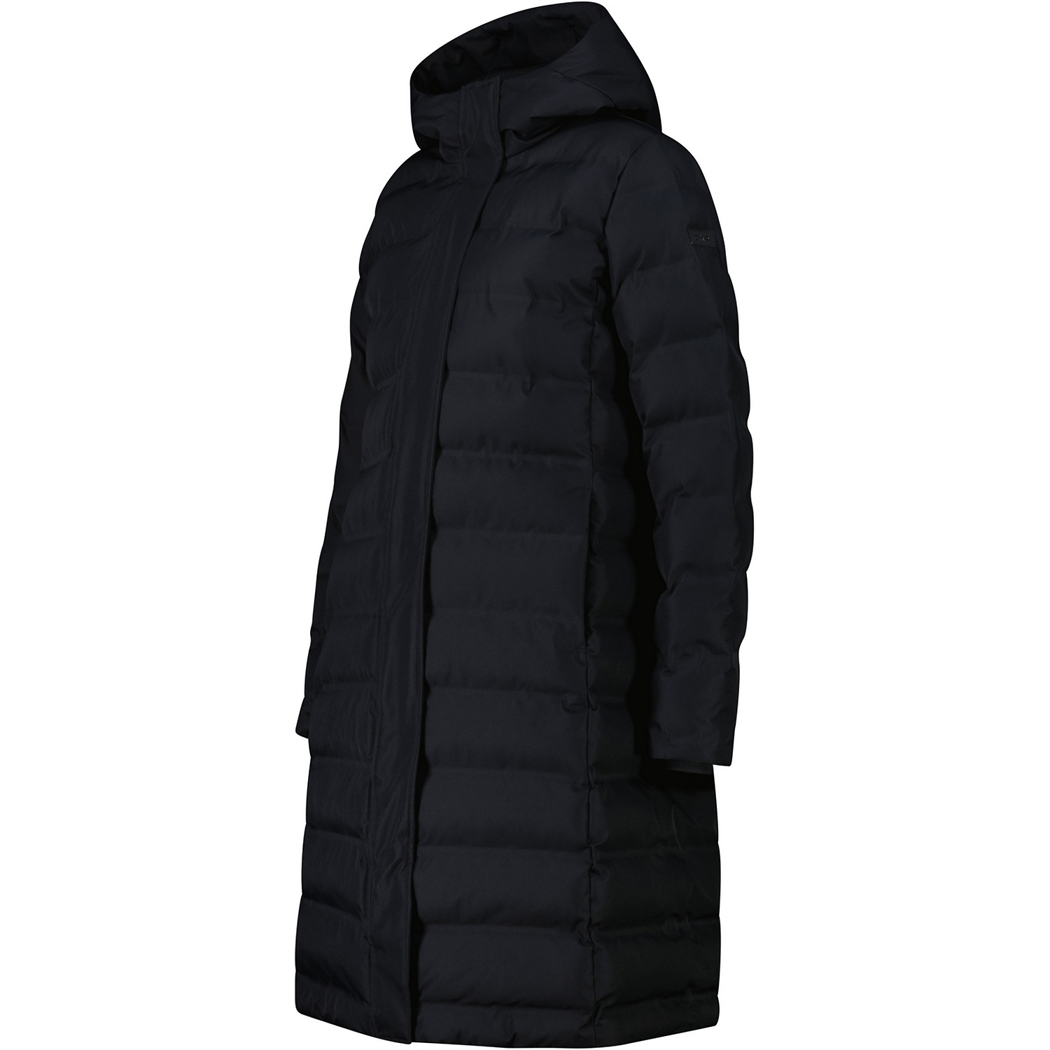 Damen CMP Schwarz WOMAN COAT FIX HOOD Jacke