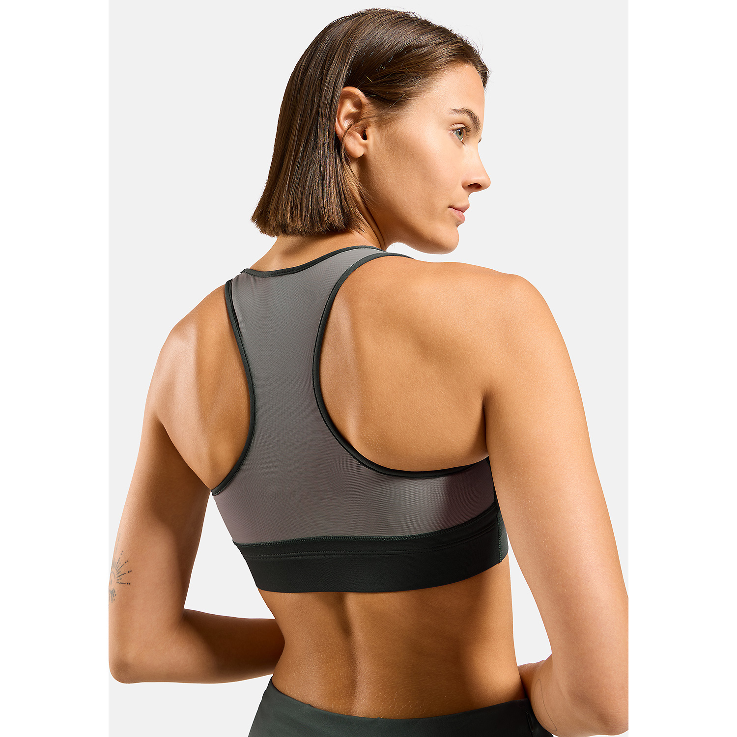 Damen Odlo Grau MEDIUM SUPPORT BH