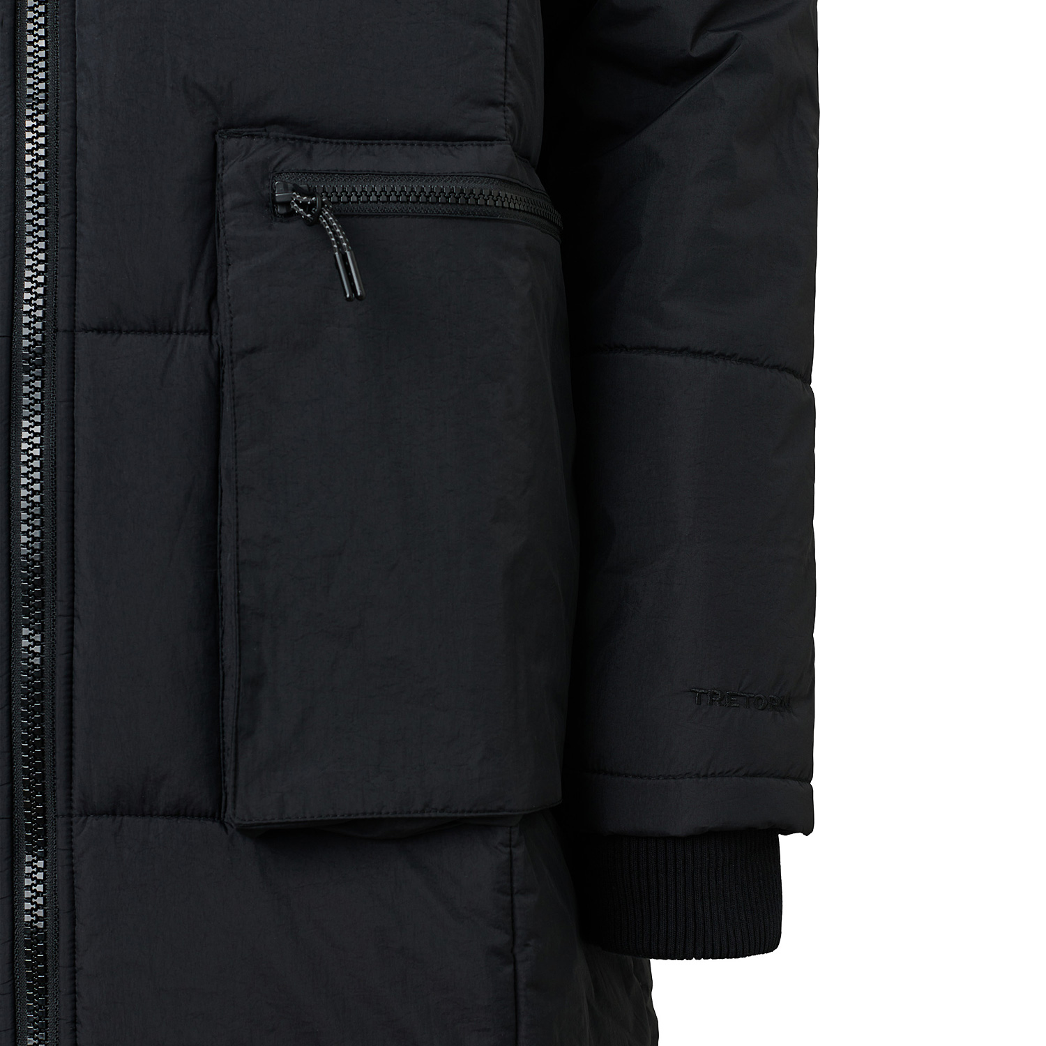 Damen Tretorn Schwarz Mantel