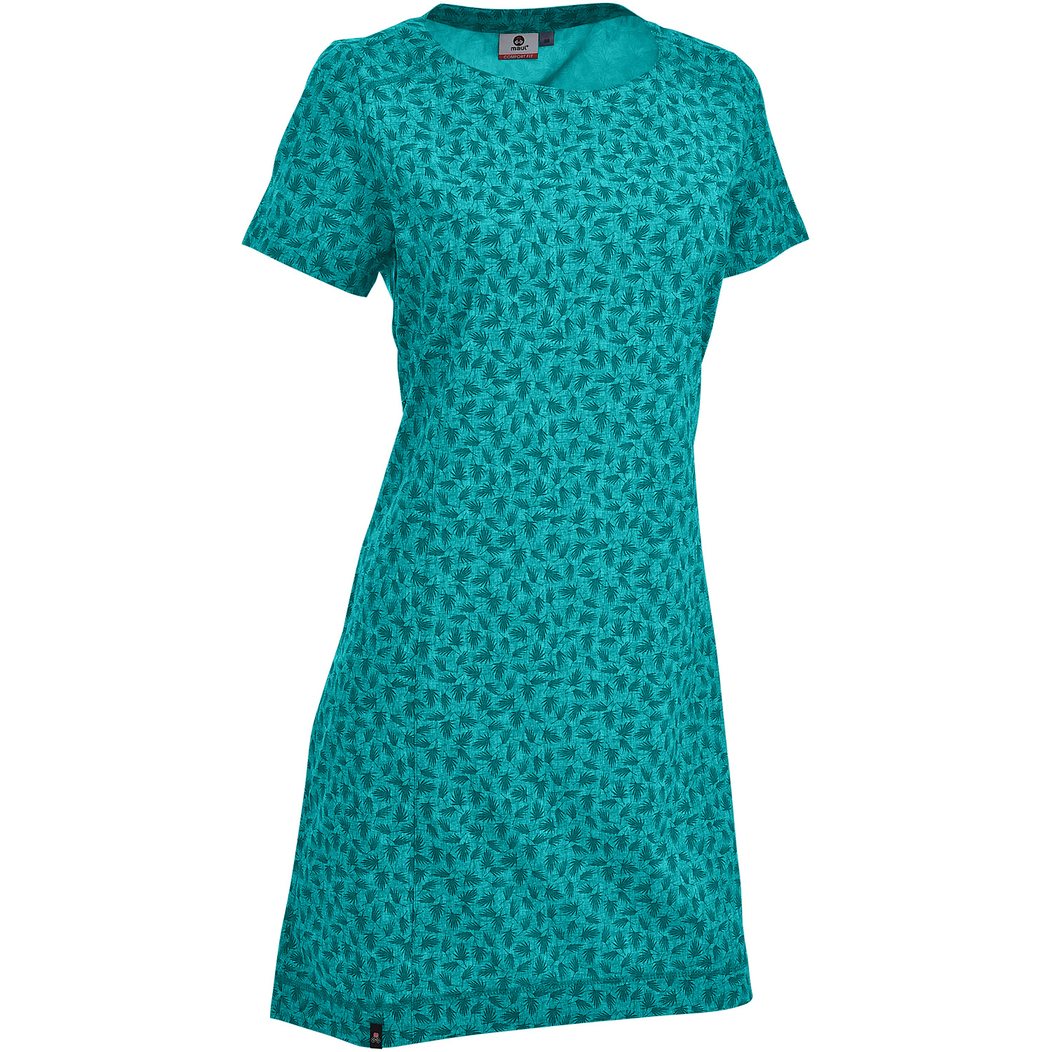 Damen Maul Sport Türkis Alplersee - Kleid mit Muster e Kleid