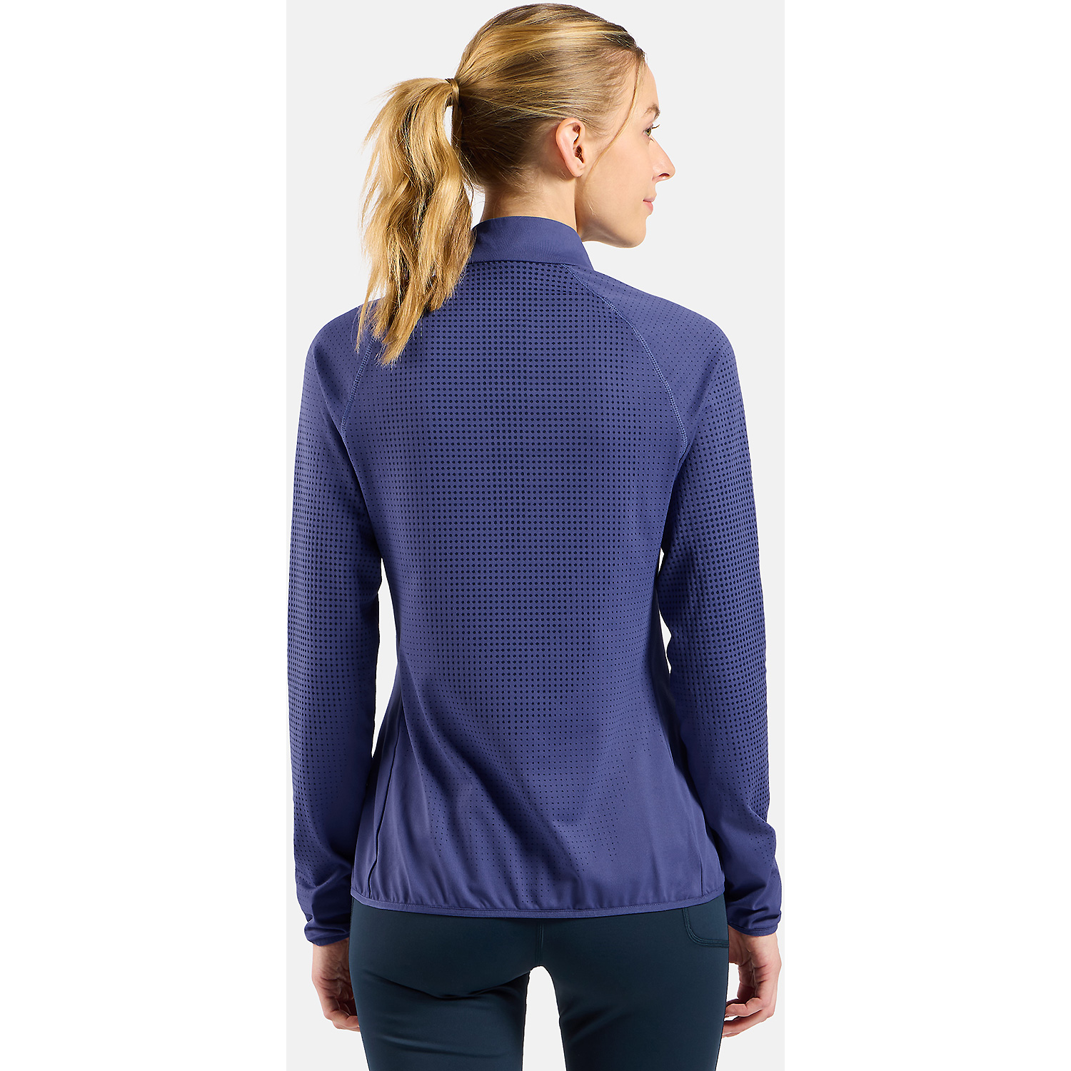 Damen Odlo Blau ZEROWEIGHT WARM Pullover