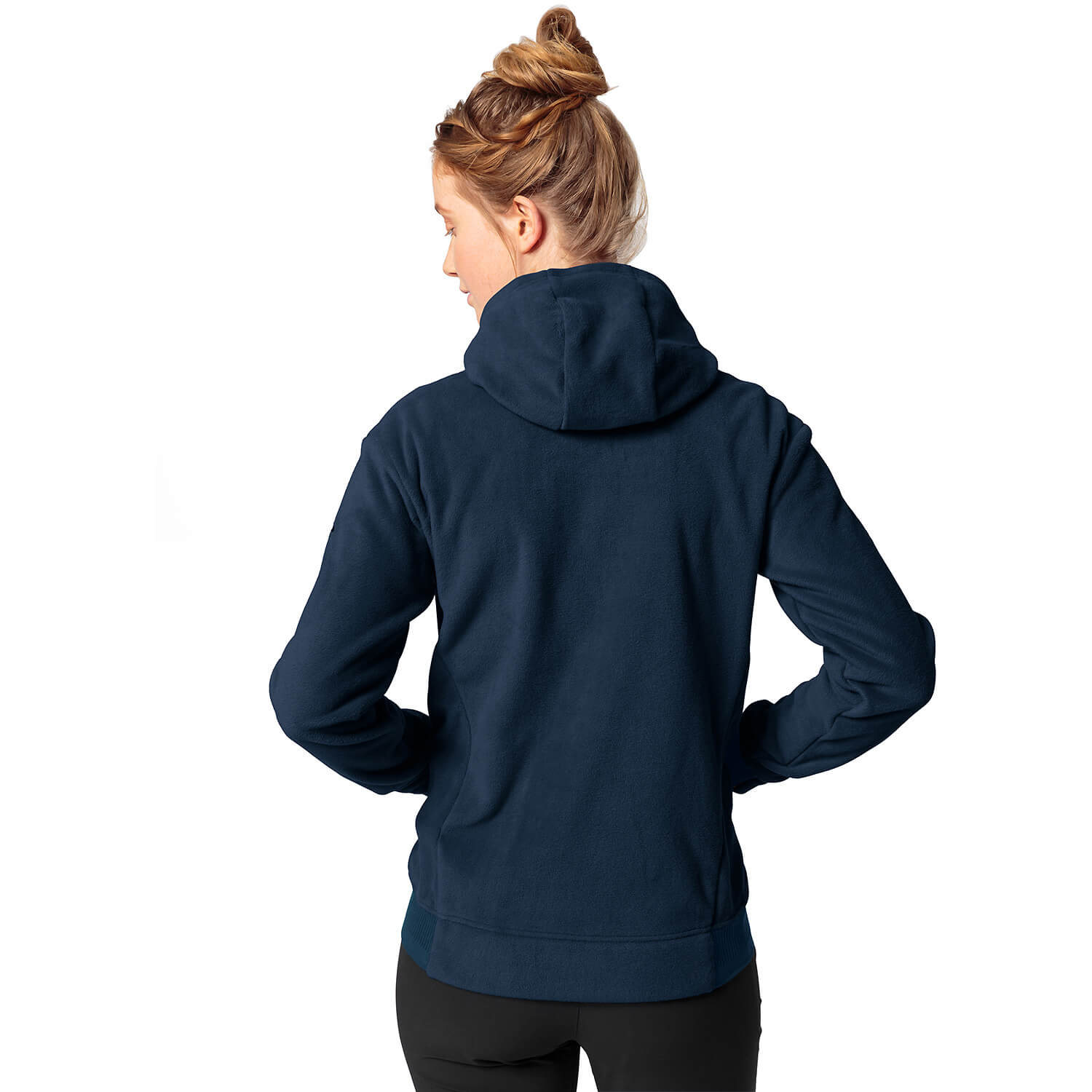 Damen VauDe Schwarz Wo Neyland Fleece Hoody 514 44 Unterjacke