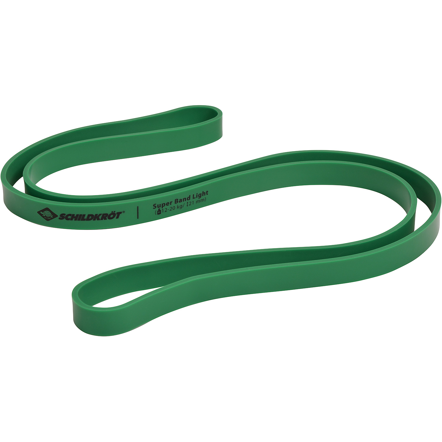 Unisex Schildkröt FITNESS wie abgebildet SUPER BAND Light 21mm green, 1 Widerstandsband, in 4C Box 000 - Kleingerät