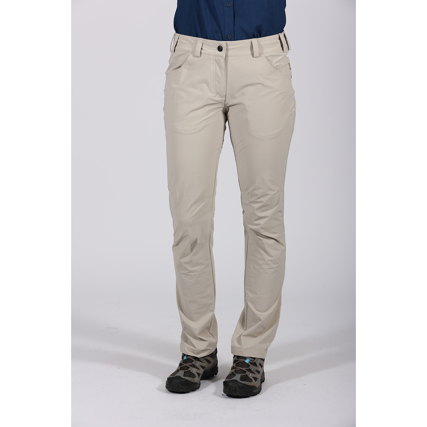 Damen Maul Sport Beige Leiterspitze Shorts elastic 78 40 Bermuda