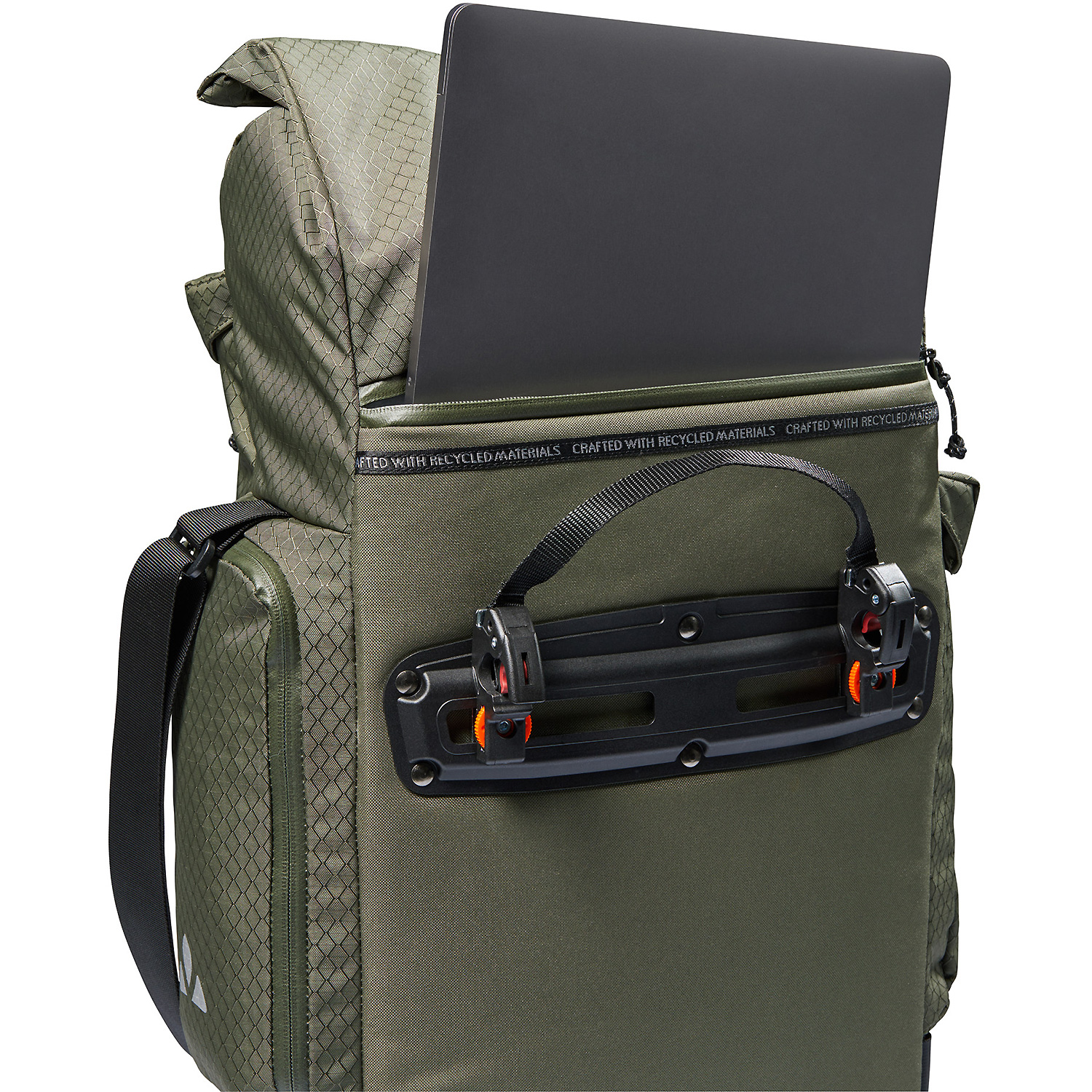 Unisex VauDe Khaki Cyclist Back SIngle 161 - Fahrradtasche