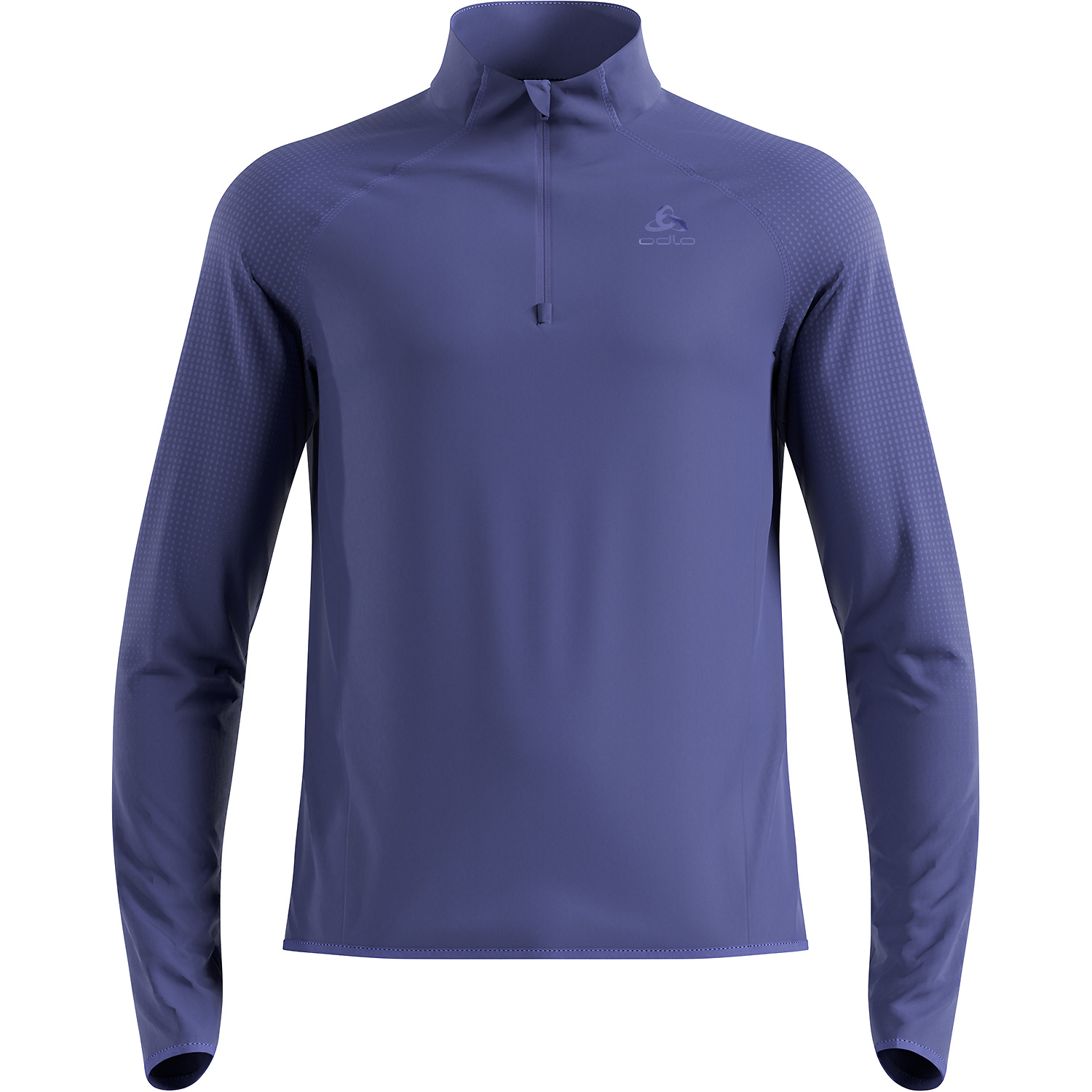 Herren Odlo Blau ZEROWEIGHT WARM Pullover
