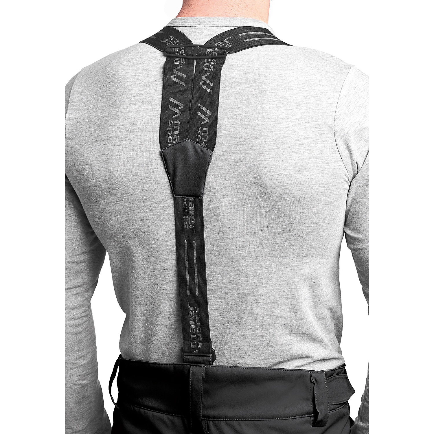Herren Maier Sports Schwarz Anton slim He-Hose mTEX el. 949 64 Latzhose