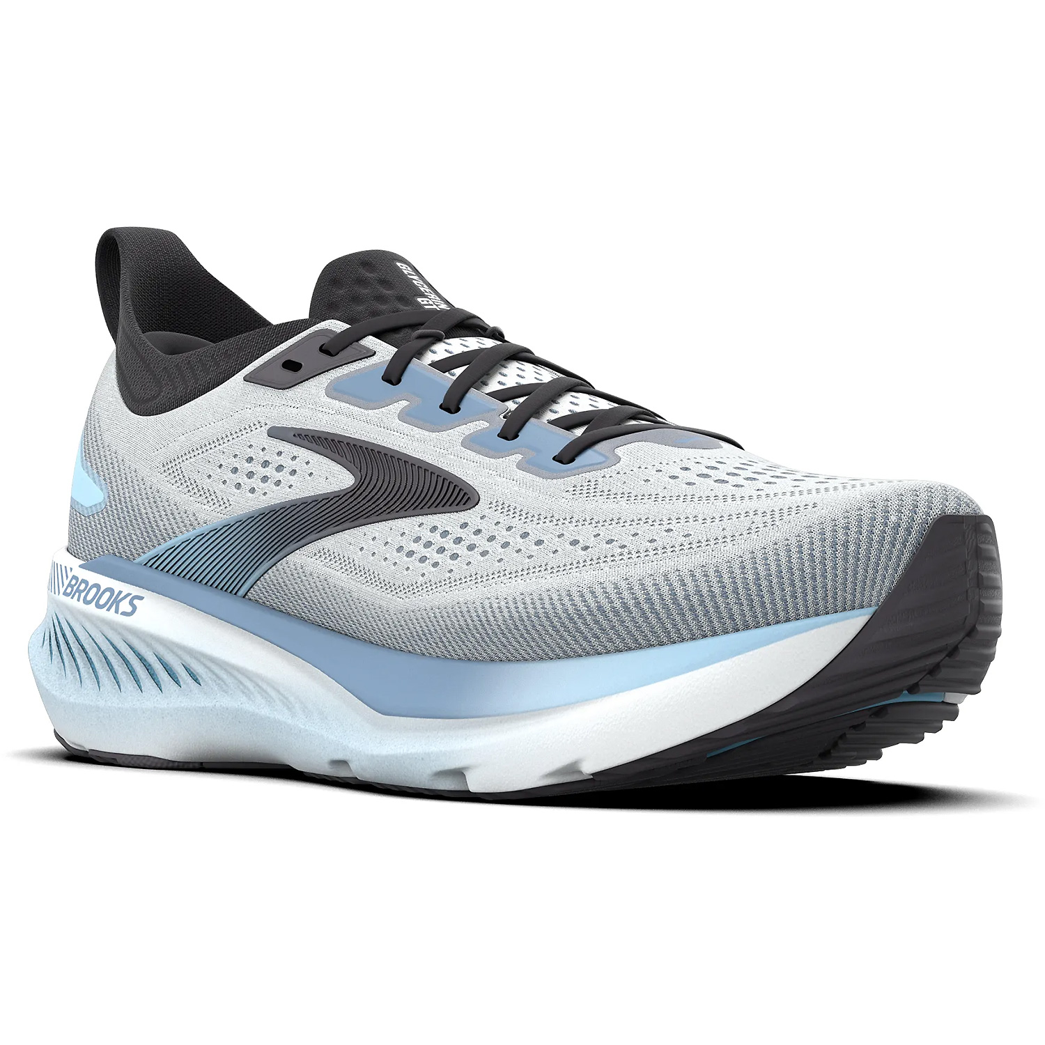 Herren Brooks Weiß Glycerin GTS 23 163 12,5 Laufschuh