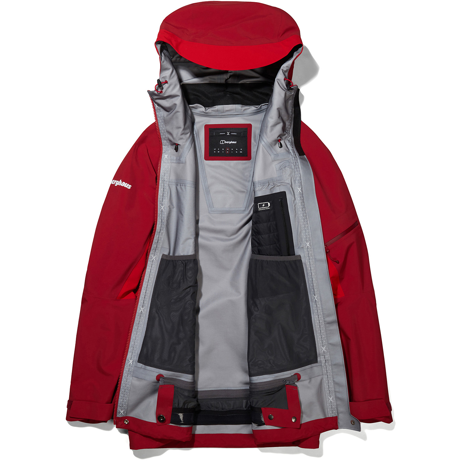 Damen Berghaus Rot