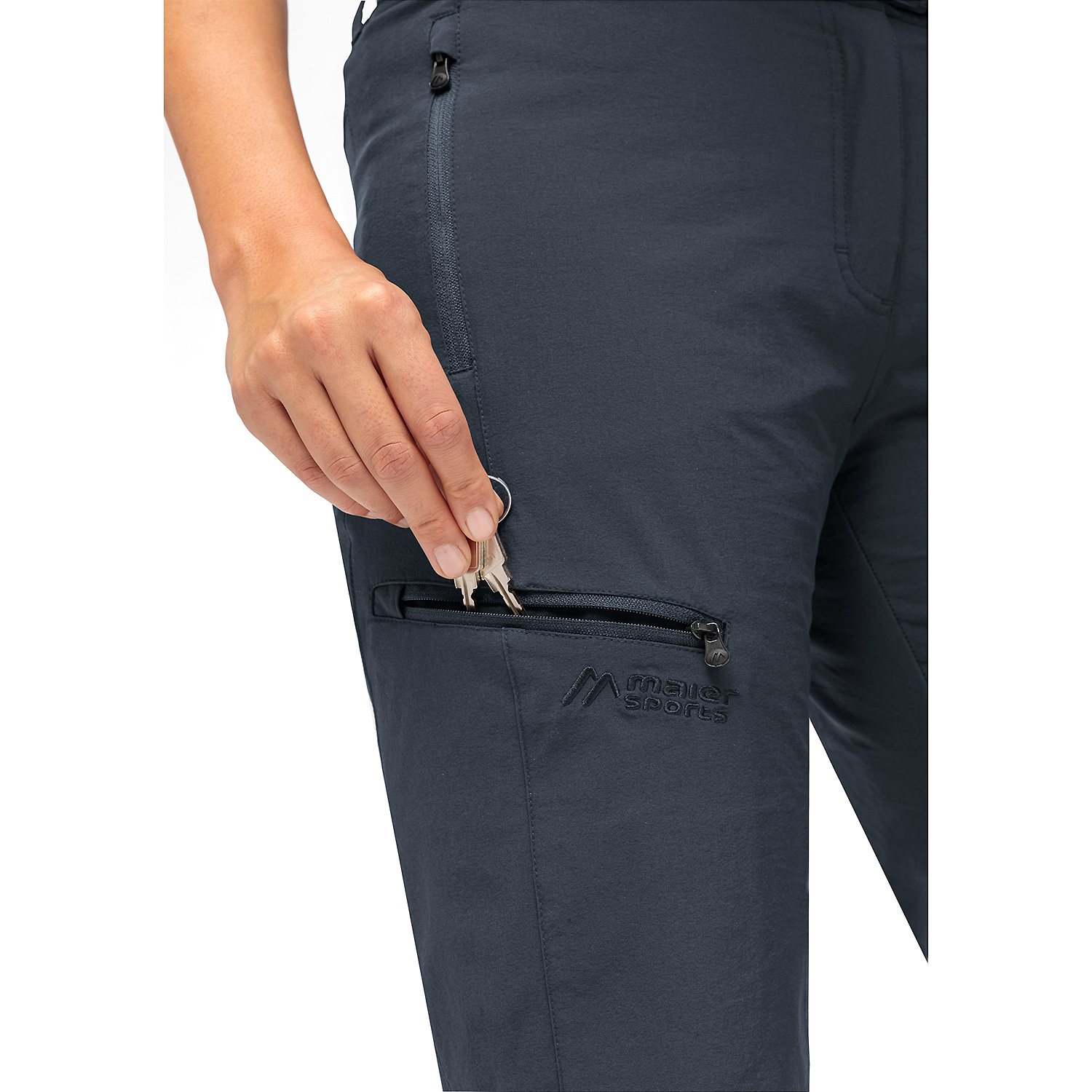 Damen Maier Sports Dunkelgrau Lulaka Winter (lang) M10949 80 Hose