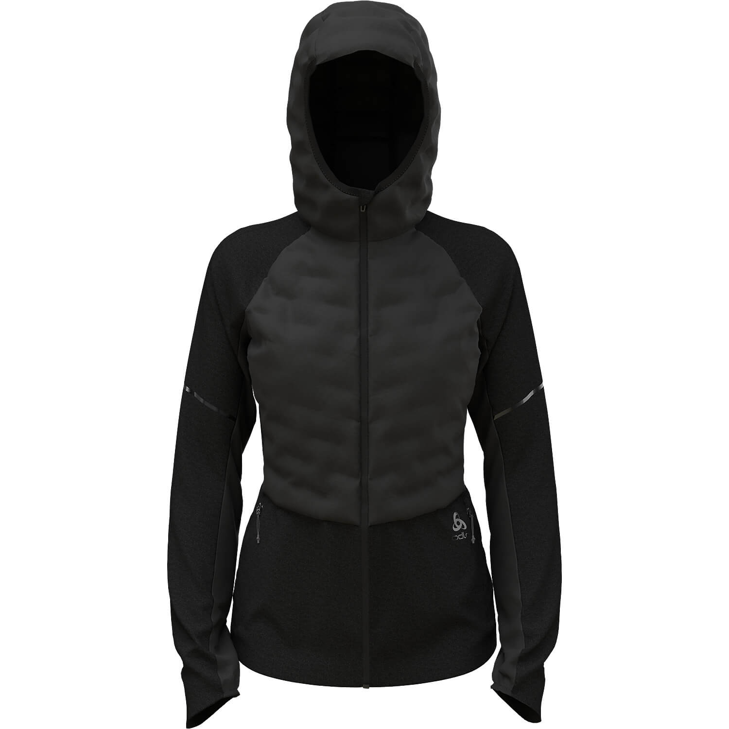 Damen Odlo Schwarz ZEROWEIGHT INSULATOR 15000 M Funktionsjacke