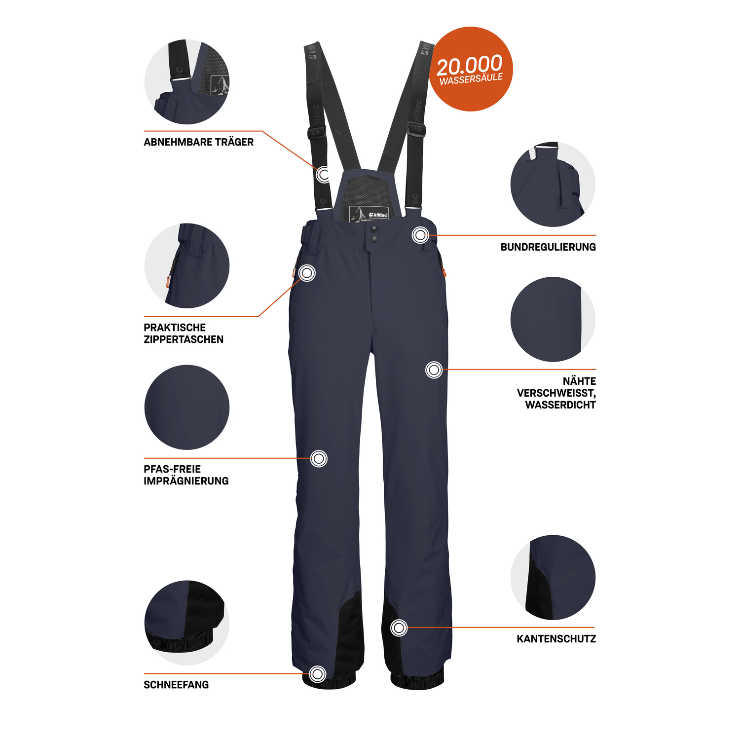 Herren killtec Blau