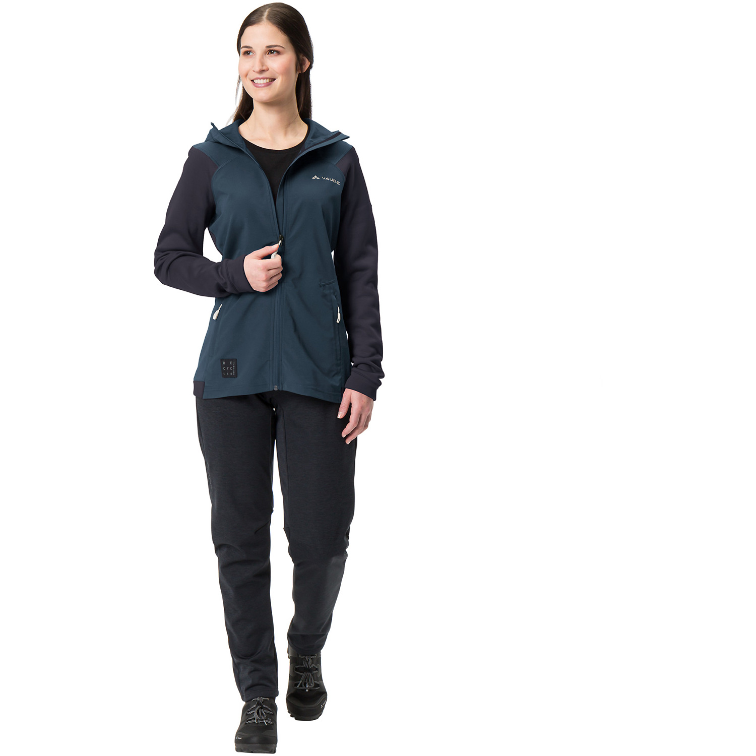 Damen VauDe Marine Wo Tremalzo Hooded Jacket 179 42 Funktionsjacke