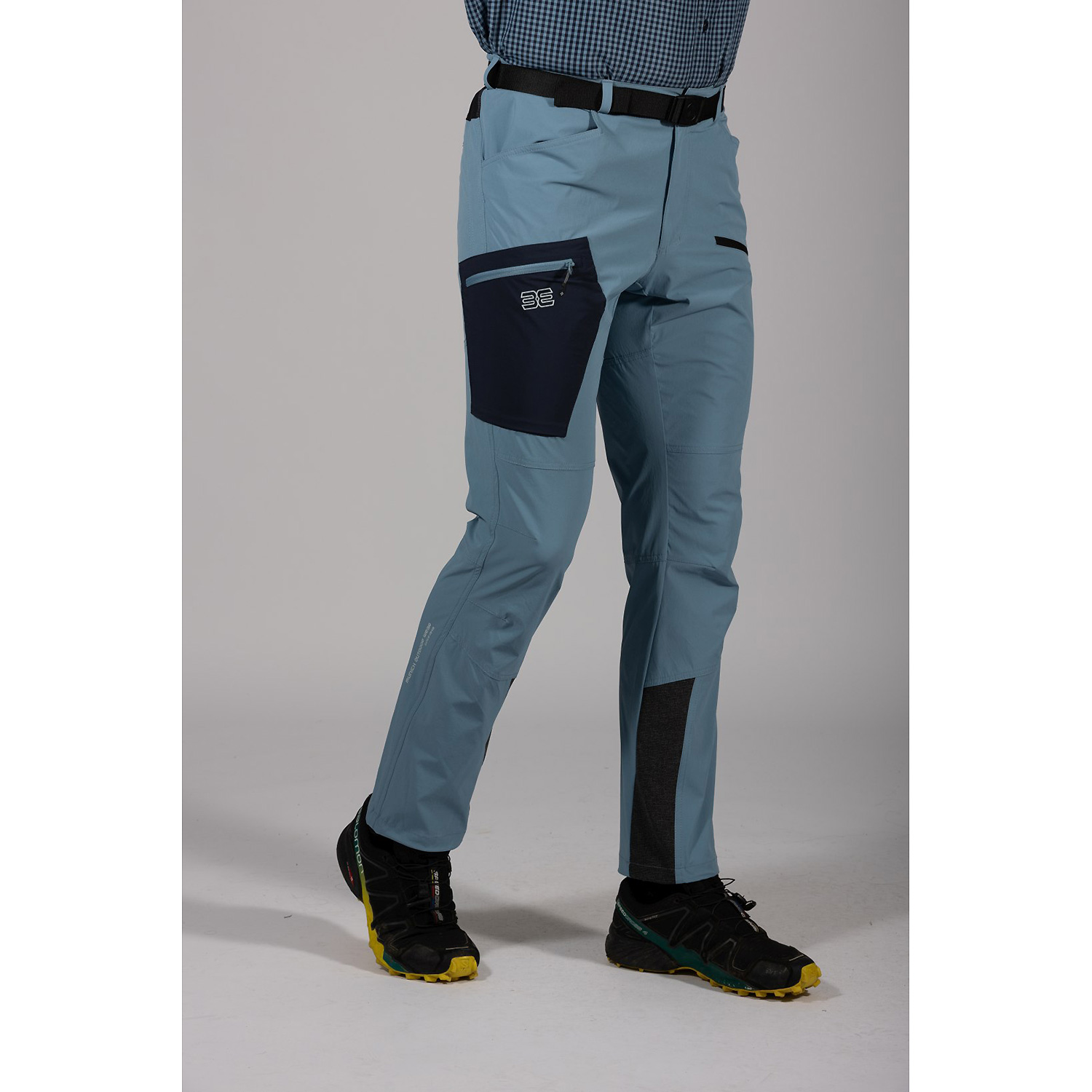 Herren Maul Sport Blau Etzel ultra - lange Hose elast 7972 58 Hose