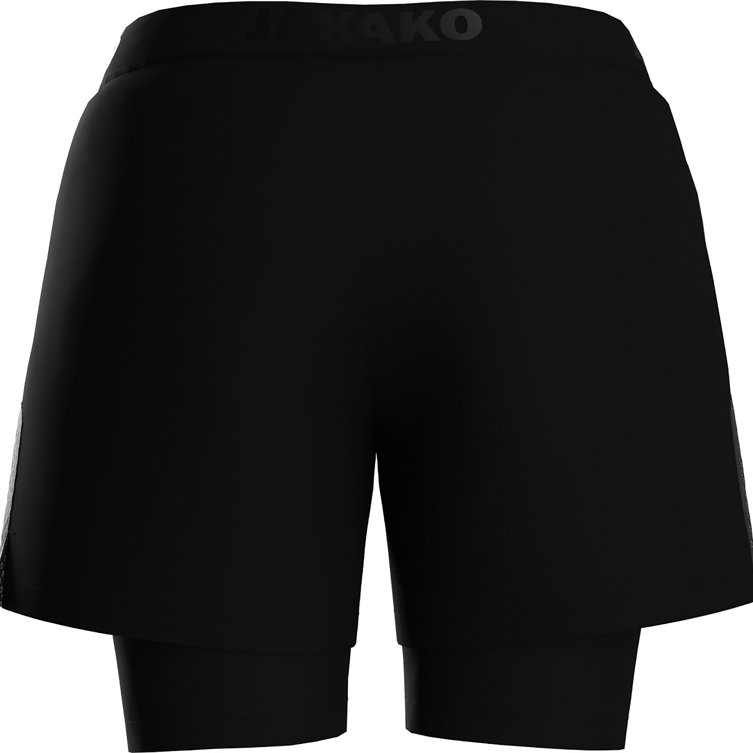 Herren Jako Schwarz 2-in-1 Short Power Tight
