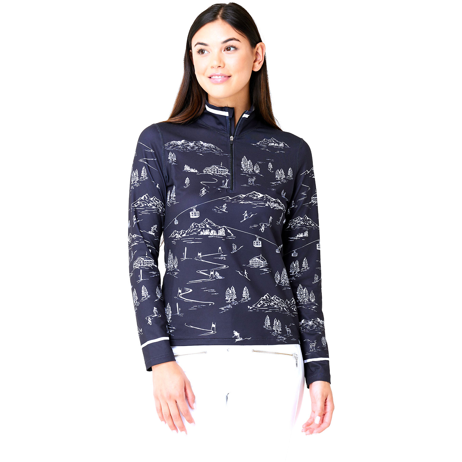 Damen Krimson Klover Schwarz W DRIFTER BASELAYER TOP