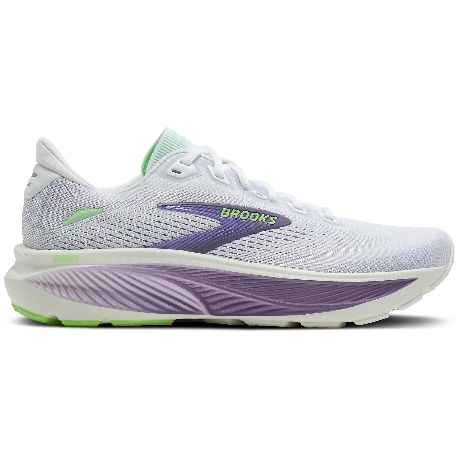 Damen Brooks Weiß Ghost 18 194 9,5 Laufschuh