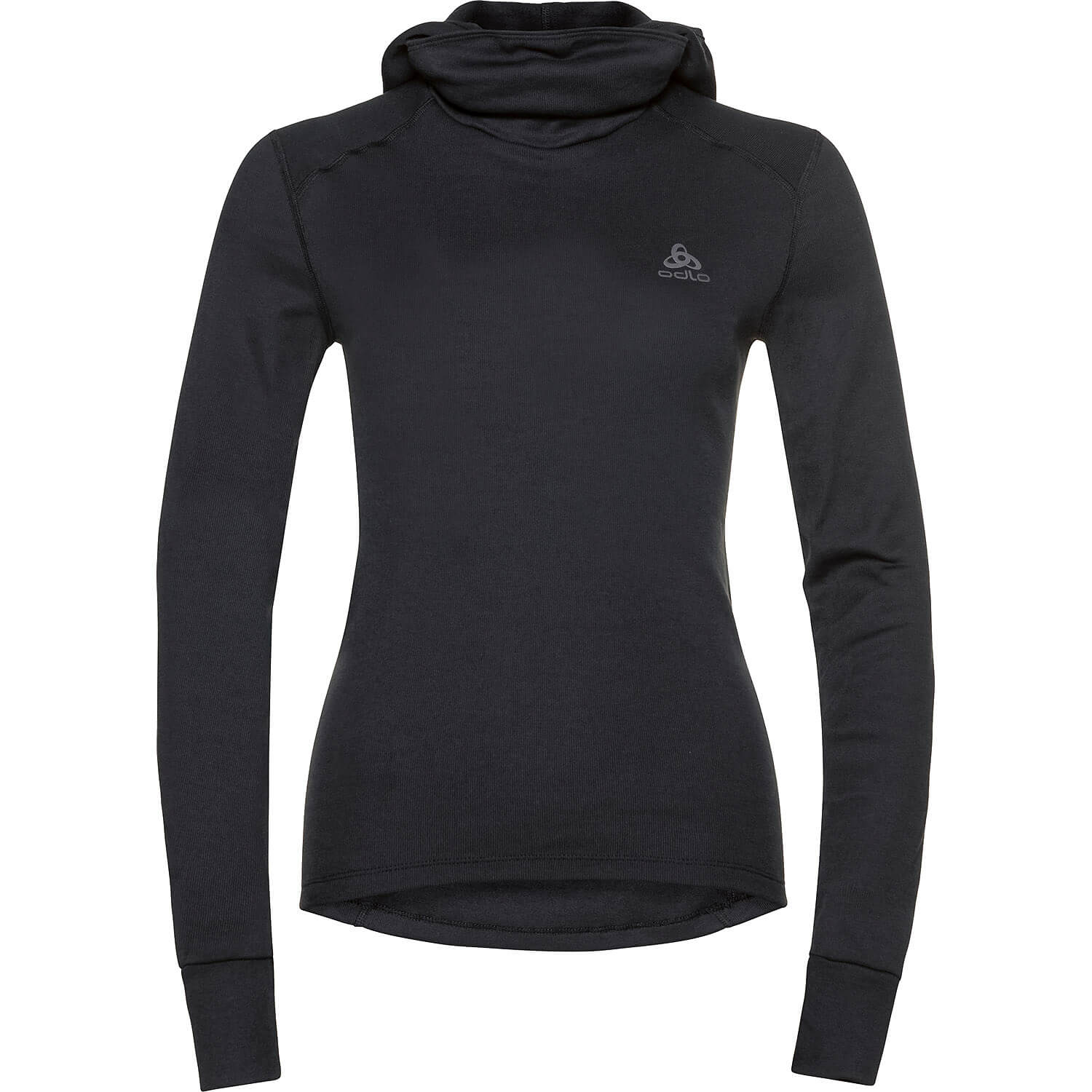 Damen Odlo Schwarz BL TOP facemask l/s ACTIVE WAR 15000 XS Unterhemd