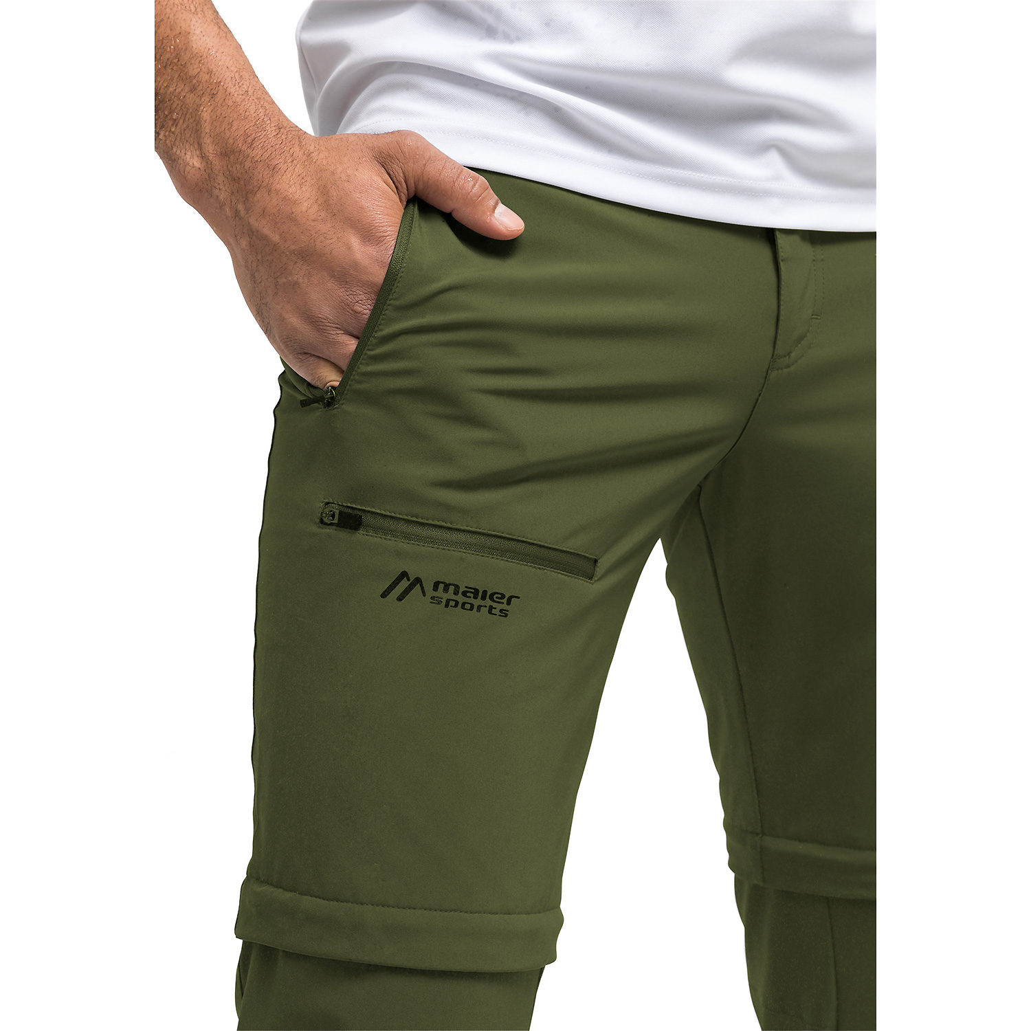 Herren Maier Sports Grün Lulaka Shorts Da-Bermuda el. M20082 48 Bermuda
