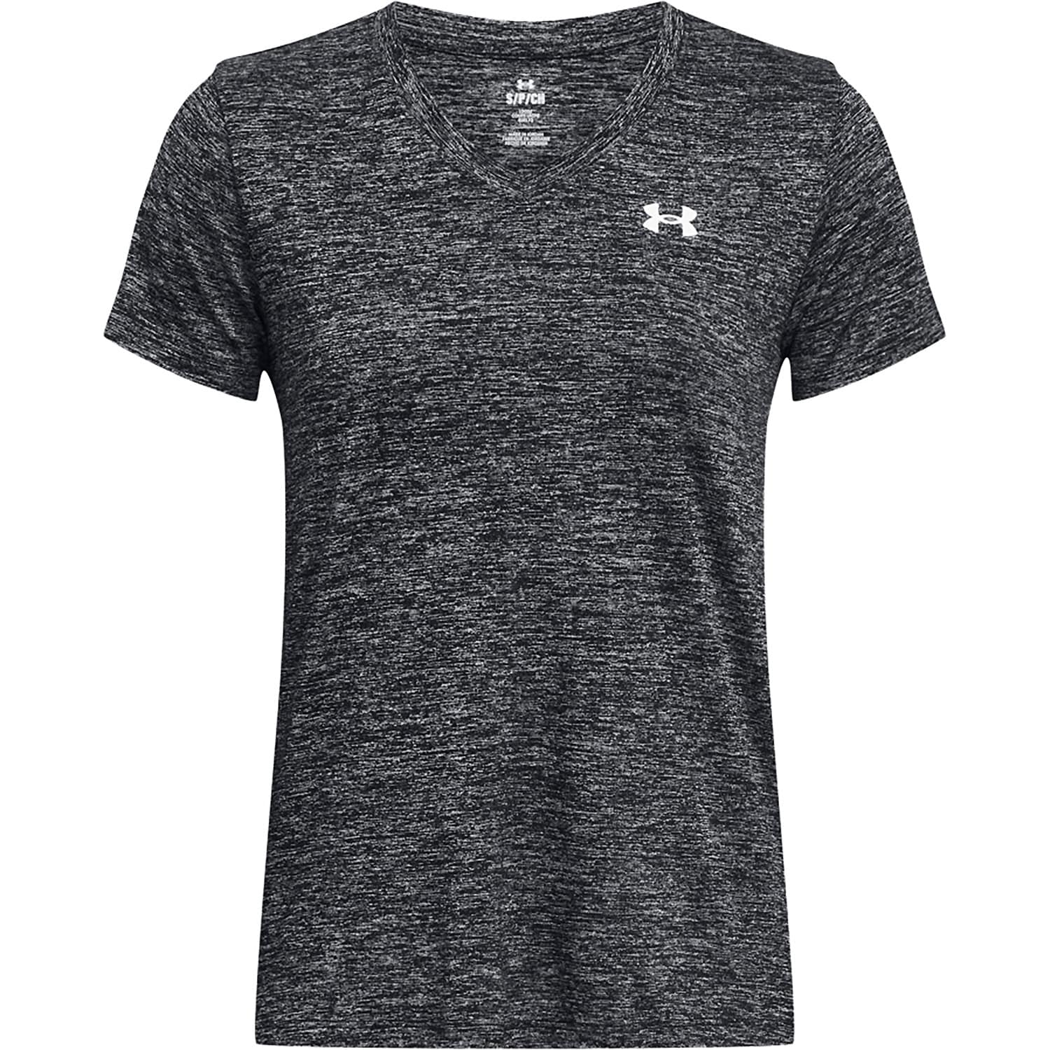 Damen UNDER ARMOUR Schwarz TECH SSV- TWIST 001 S Shirt
