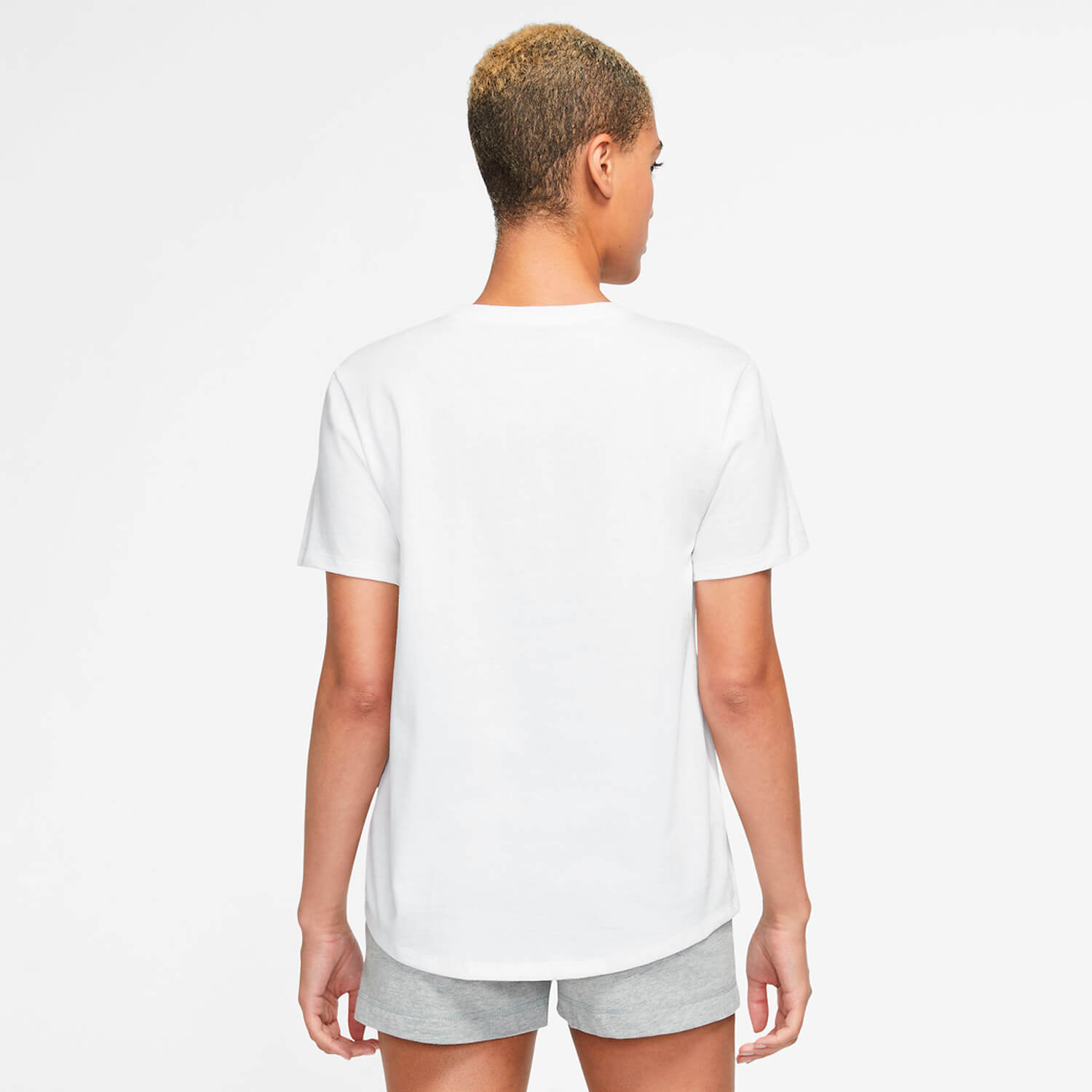 Damen Nike Weiß W NK DF TEE SWOOSH 010 XS Shirt