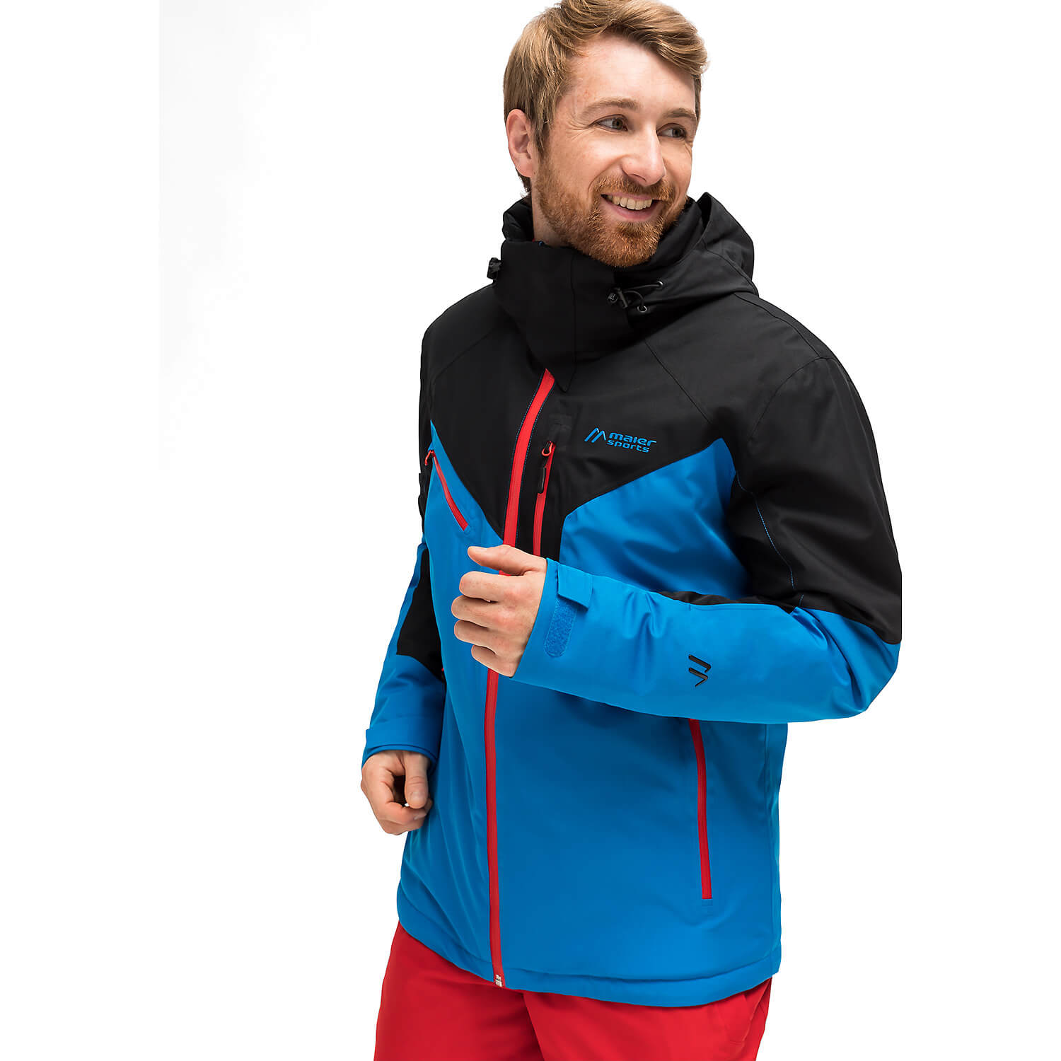Herren Maier Sports Azurblau MetorThermRec M He-Jacke mTEX el. 367 98 Funktionsjacke