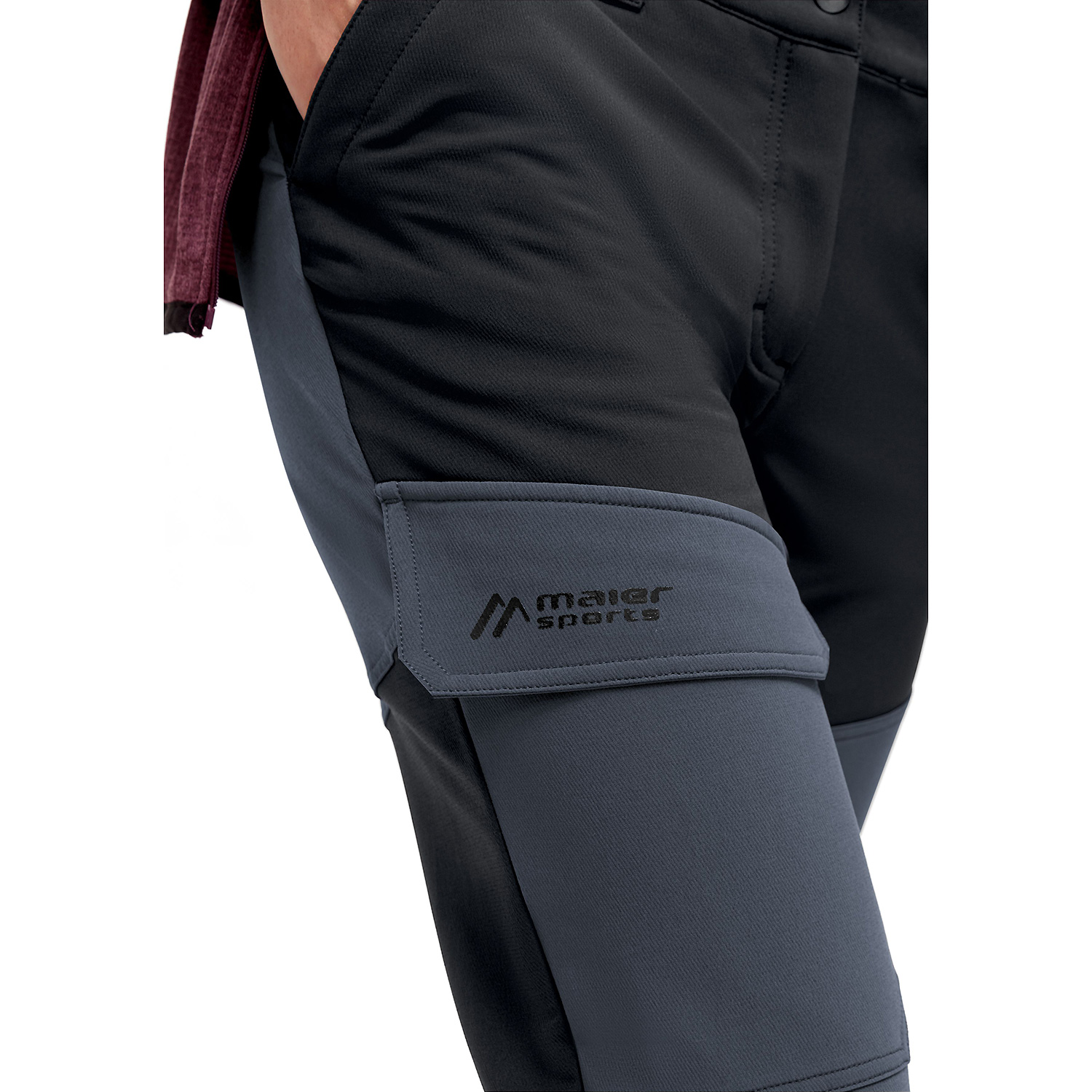 Damen Maier Sports Schwarz