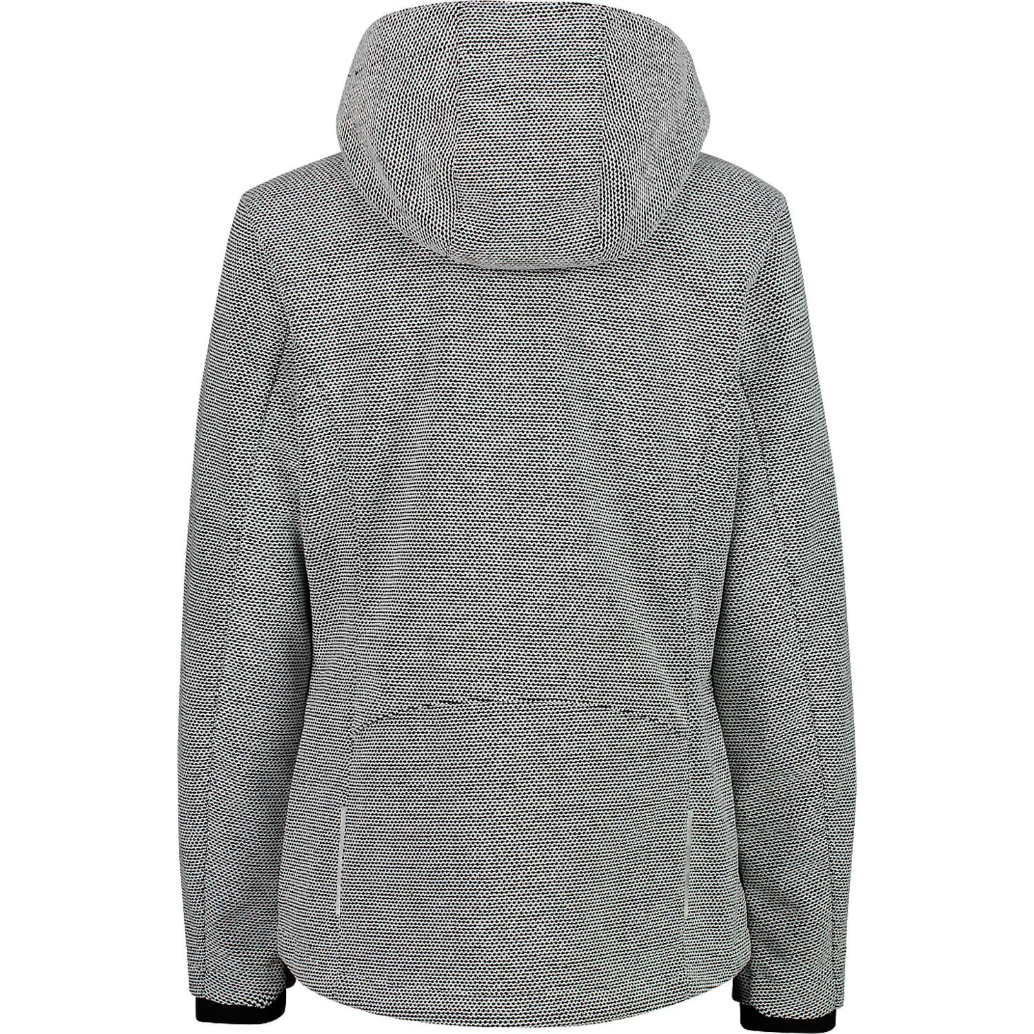 Damen CMP Grau WOMAN JACKET ZIP HOOD 30CM 38 Funktionsjacke