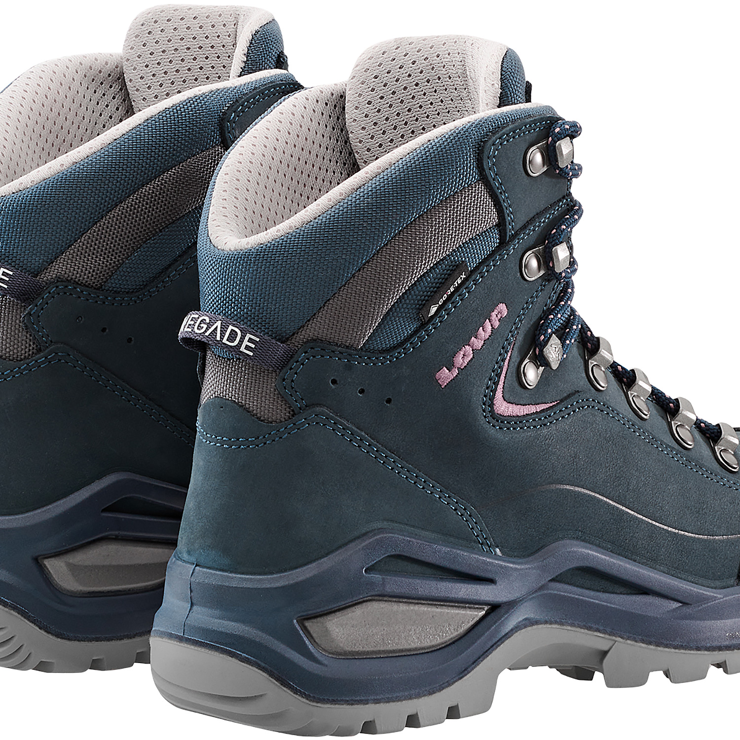 Damen Lowa Satinweiß RENEGADE EVO GTX MID Ws 9327 3,5 Multifunktionsstiefel