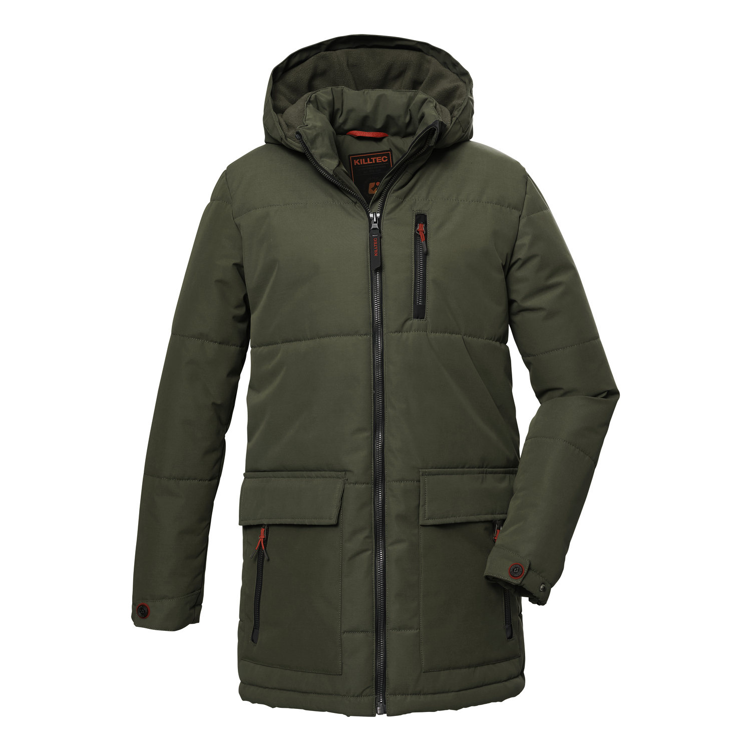 Jungen Kinder killtec Dunkeloliv KOW 135 BYS QLTD PRK 00756 140 Mantel