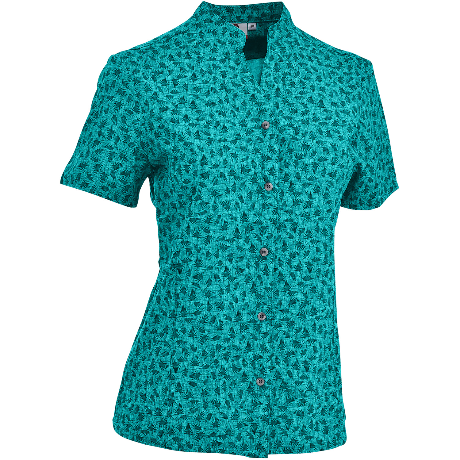 Damen Maul Sport Türkis Mondsee - 1/2 Bluse mit Muster 67 48 Bluse