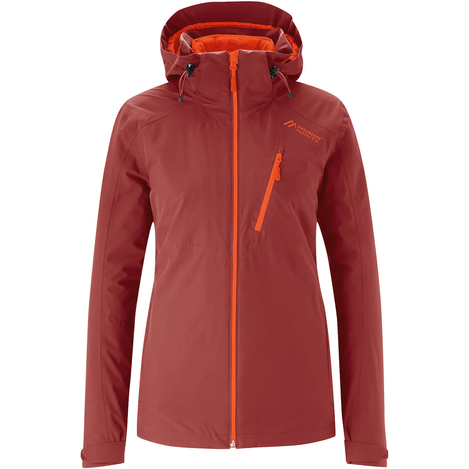 Damen Maier Sports Dunkelrot Metor Therm W Da-Jacke 2Lg pack aw 1567 84 Doppeljacke