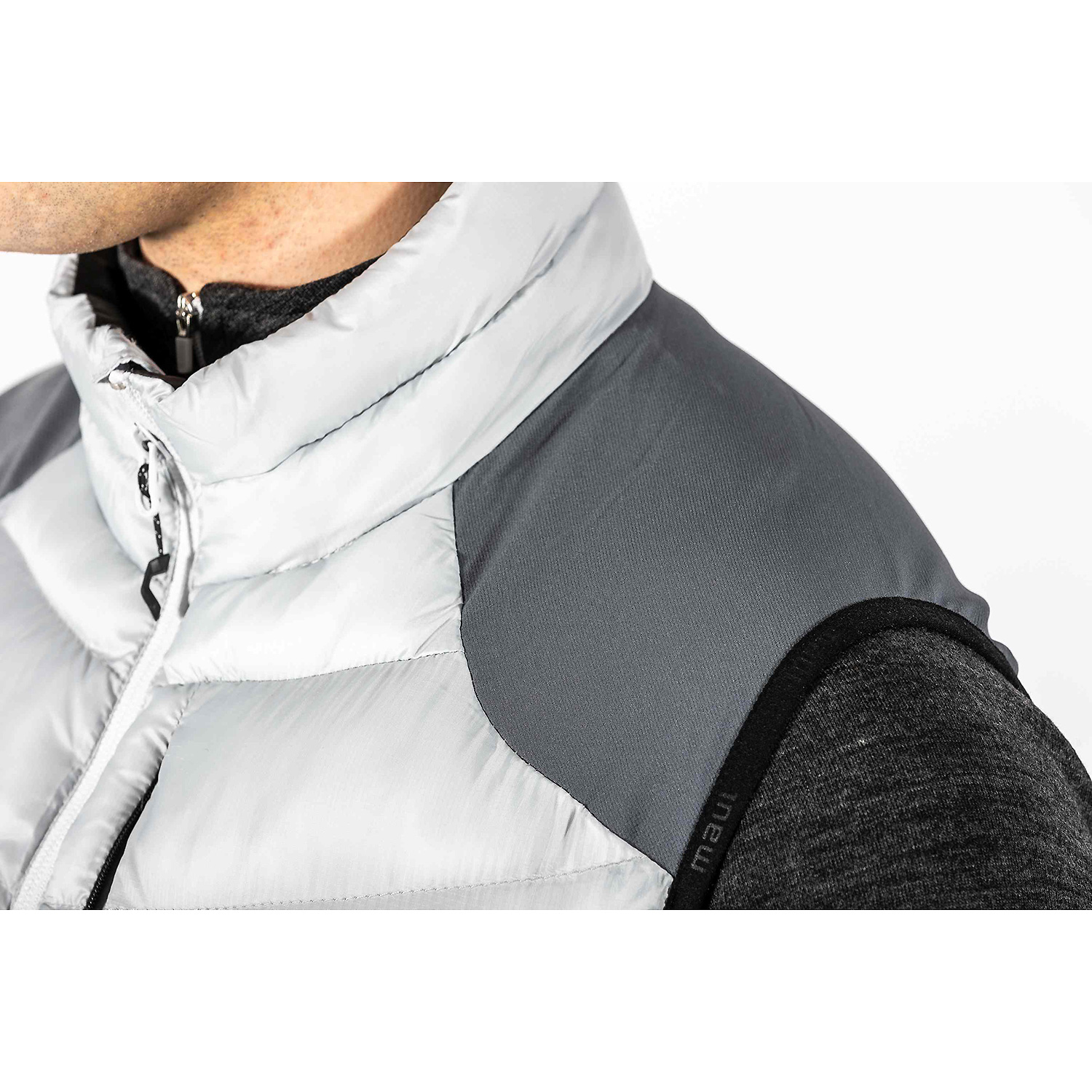 Herren Maul Sport Grau Nil He-Hose roll up el. M10298 28 Hose