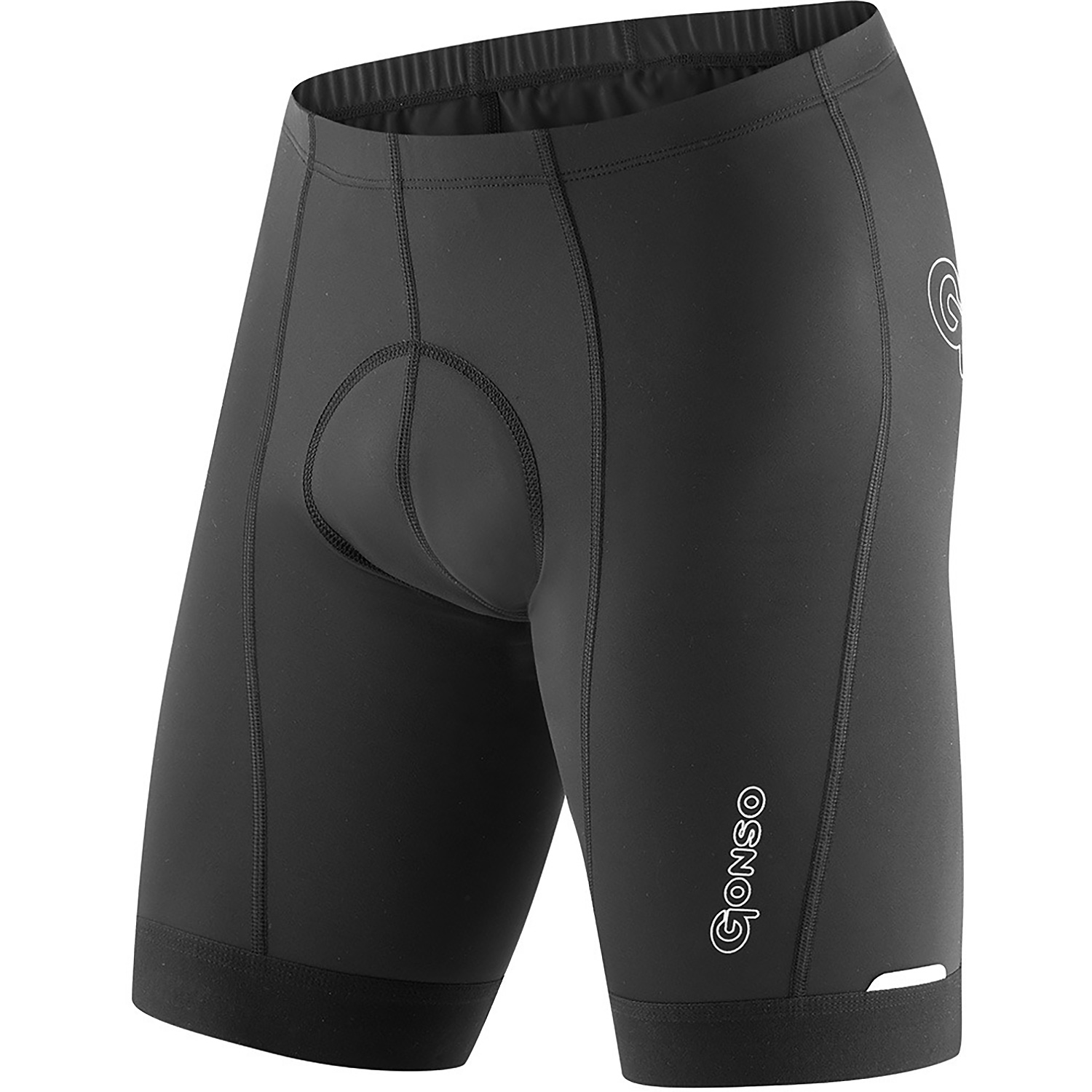 Herren Gonso Schwarz Chessler He-Radhose 900 M Latzhose