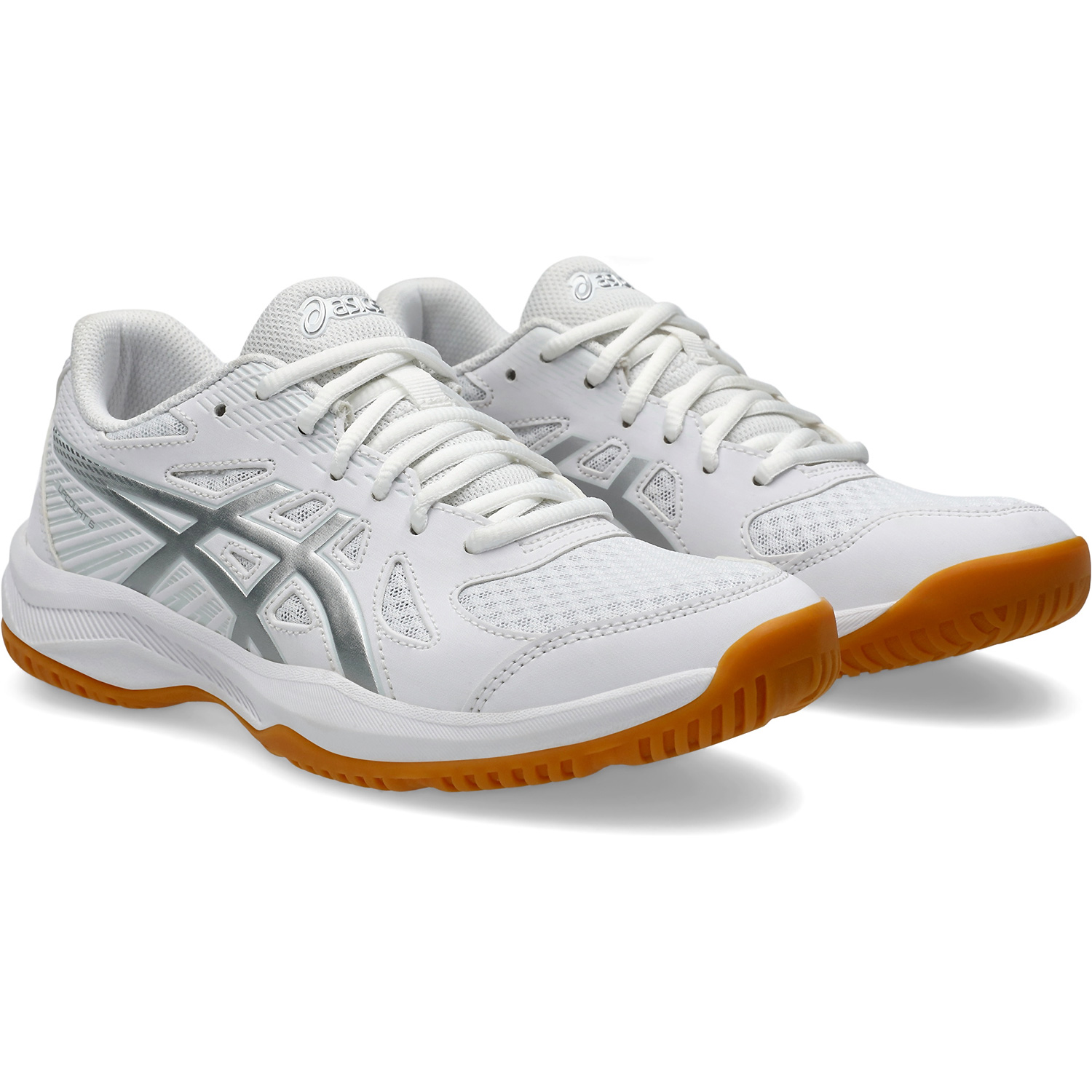 Damen Asics Weiß UPCOURT 6 100 7,5 Netballschuh